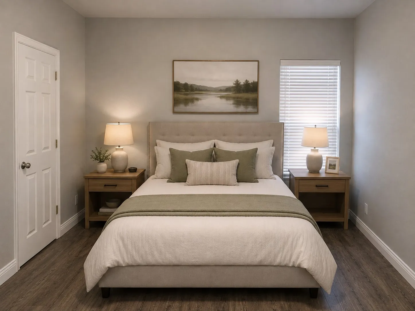 Downstairs Guest room (AI Staged)