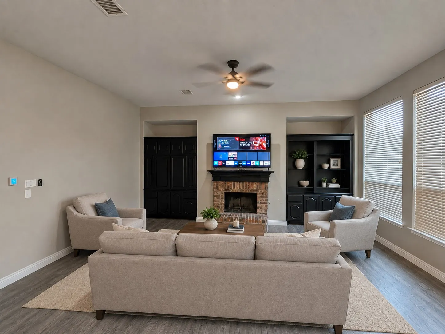 Living Room (AI Staged)