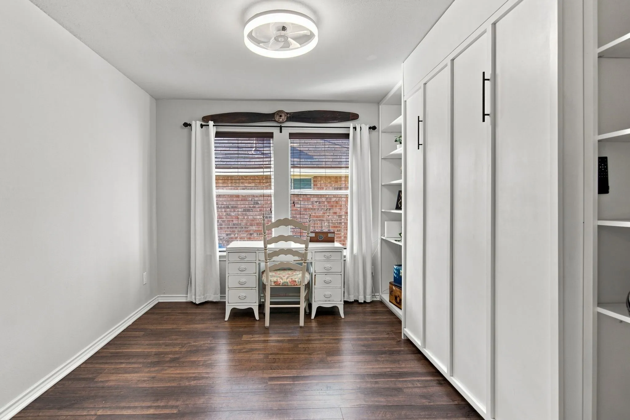 Could be used as third bedroom, flex space