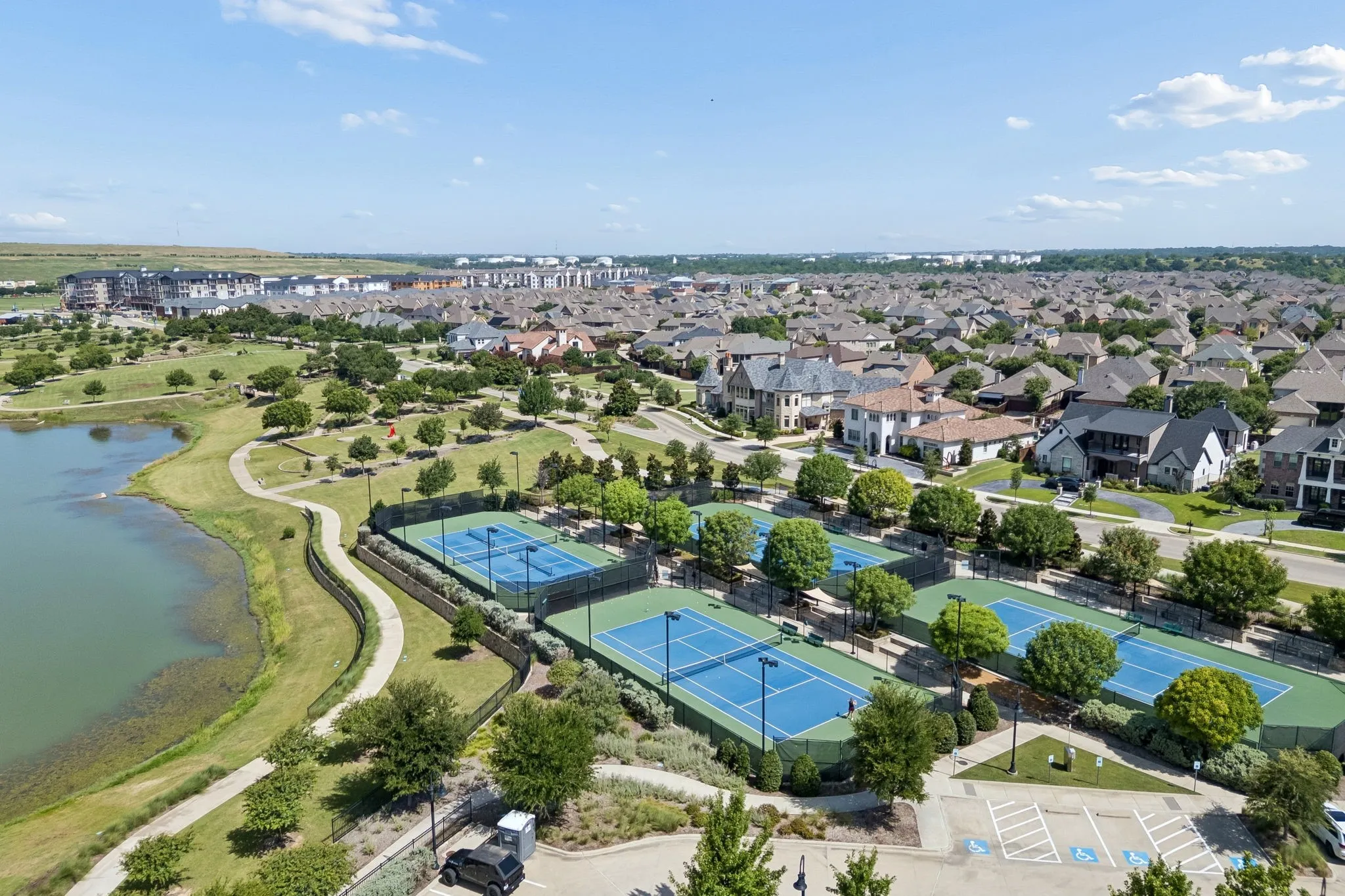 Ariel View of HOA Amenities