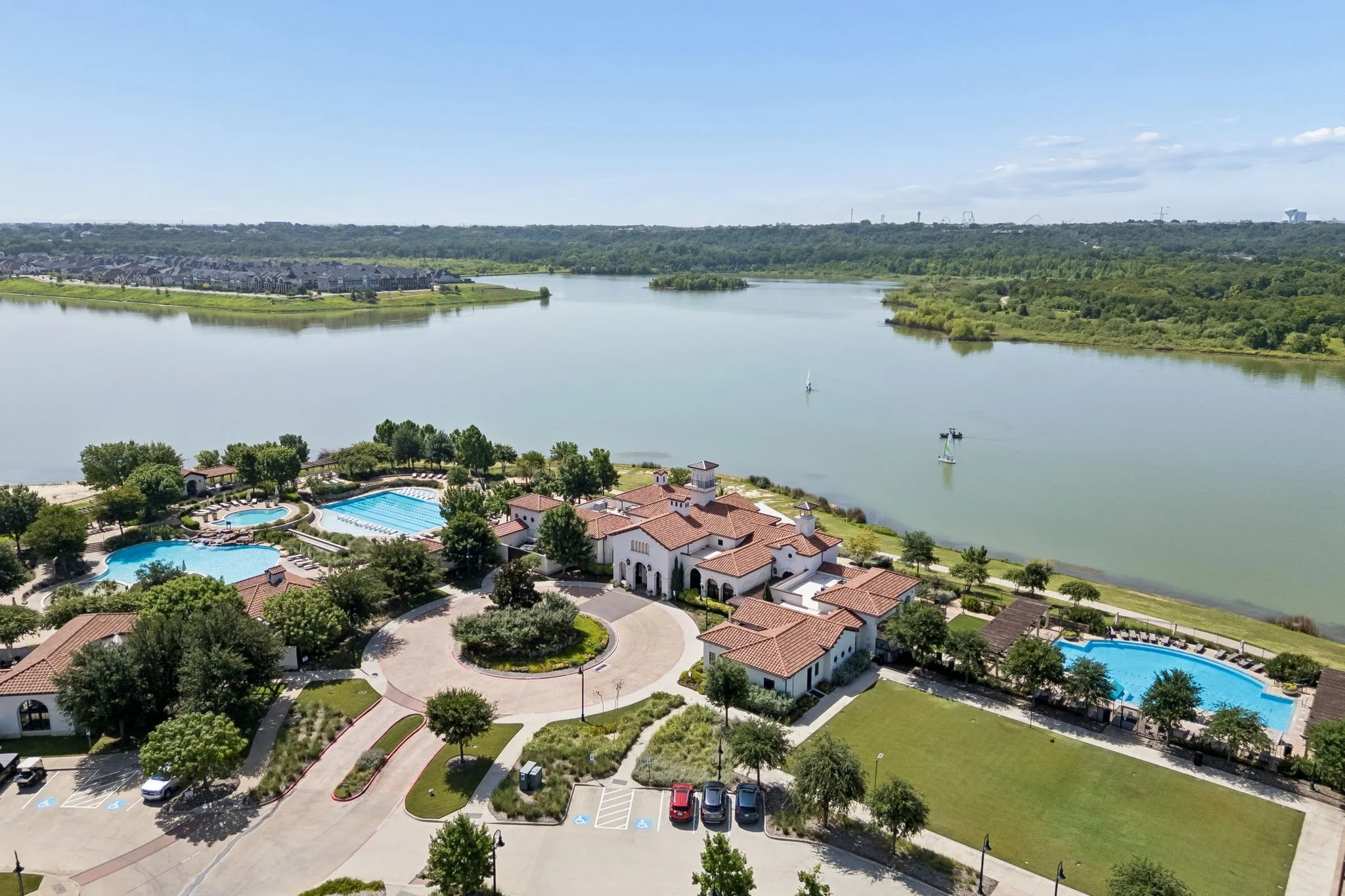 Ariel View of HOA Amenities