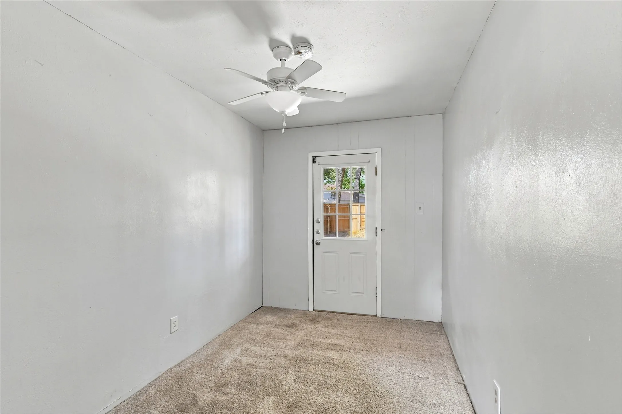 Primary Bedroom has a flex space off the bedroom with access to the backyard. Turn it into a nursery, home office, workout room, or an added closet.