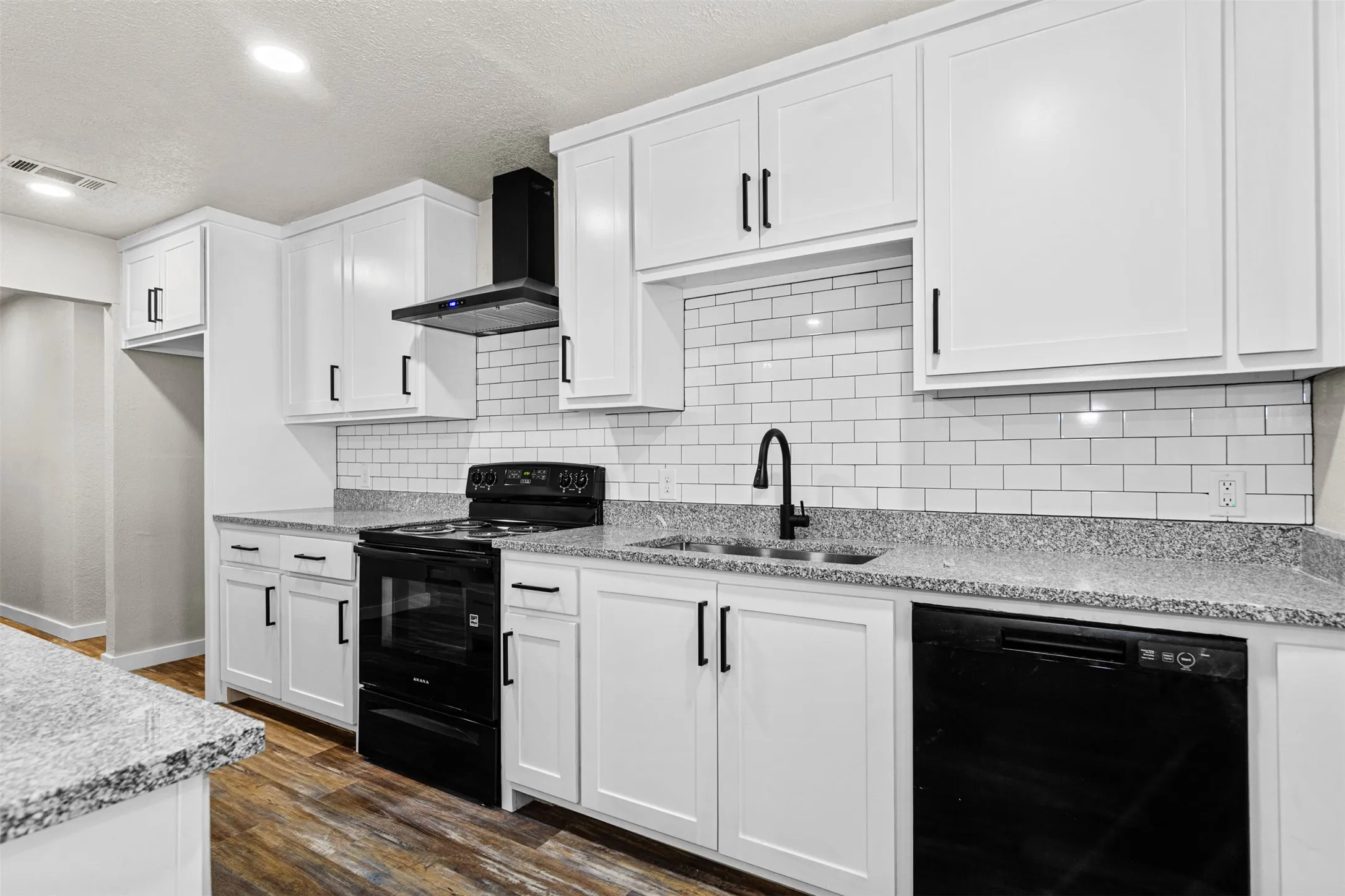 All new kitchen cabinets.