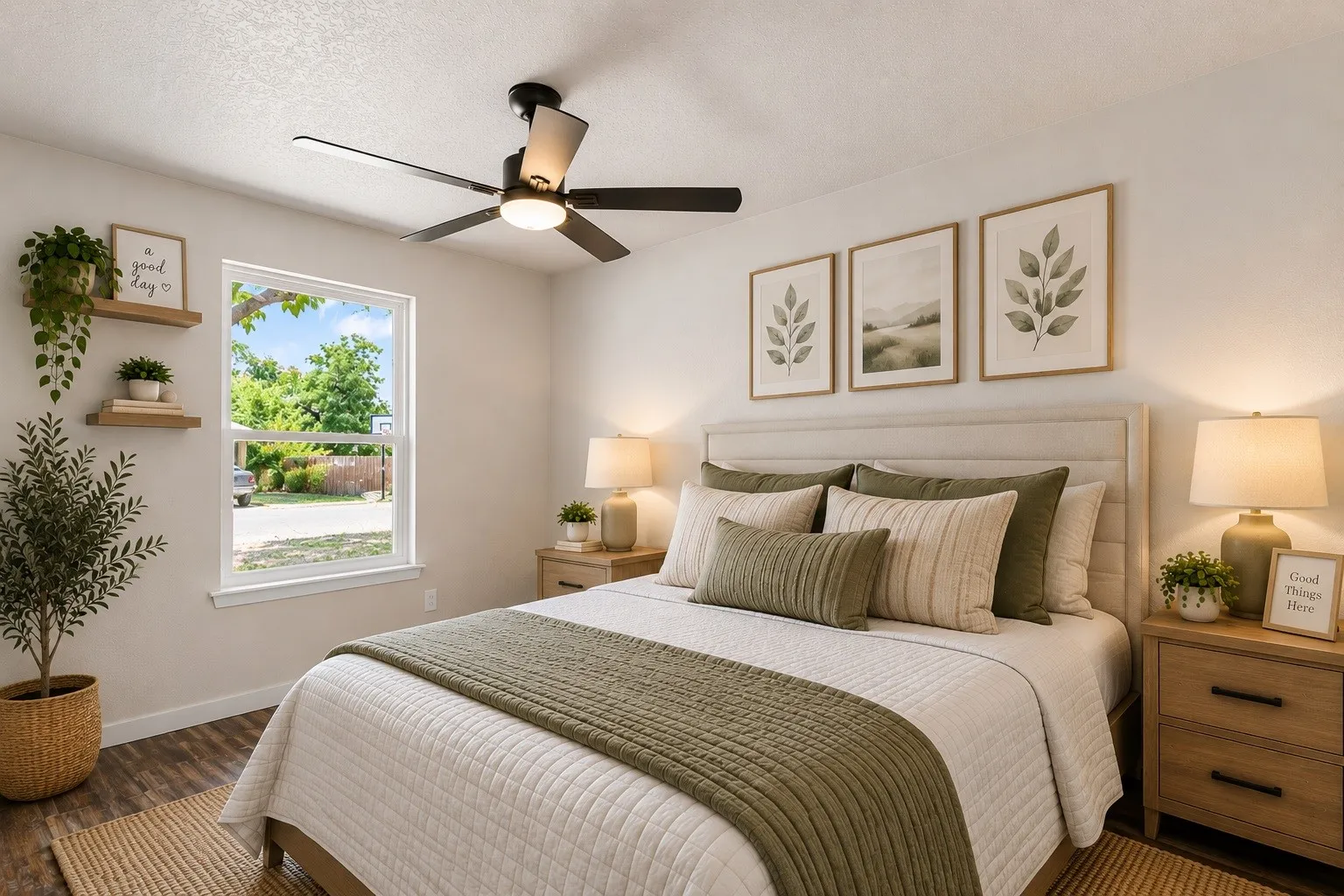 Of of the bedrooms.