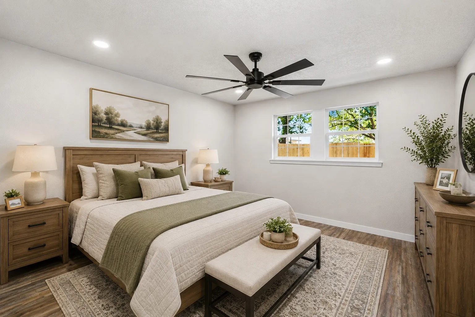 Of of the bedrooms.