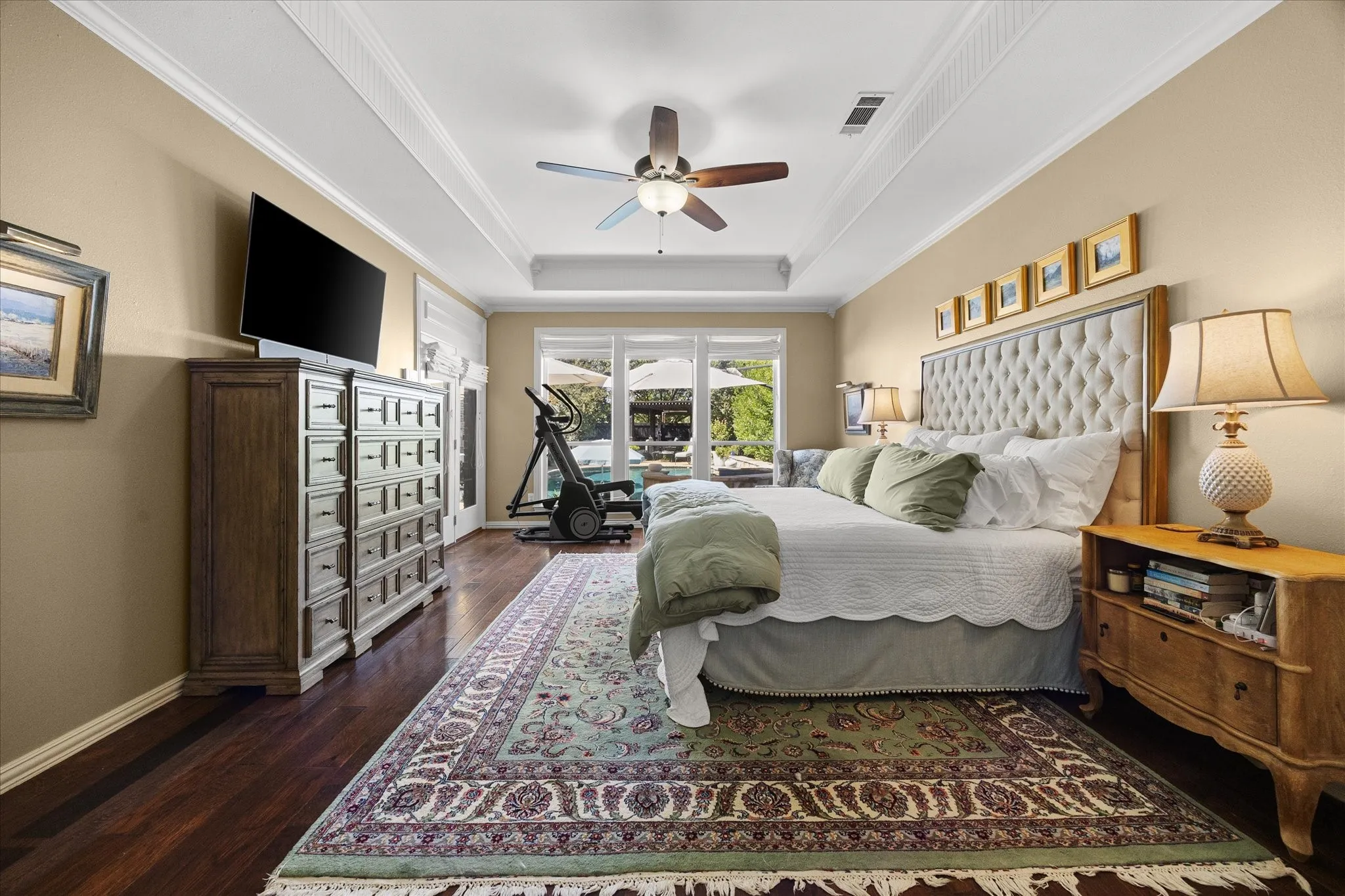 Escape to your private quarters!