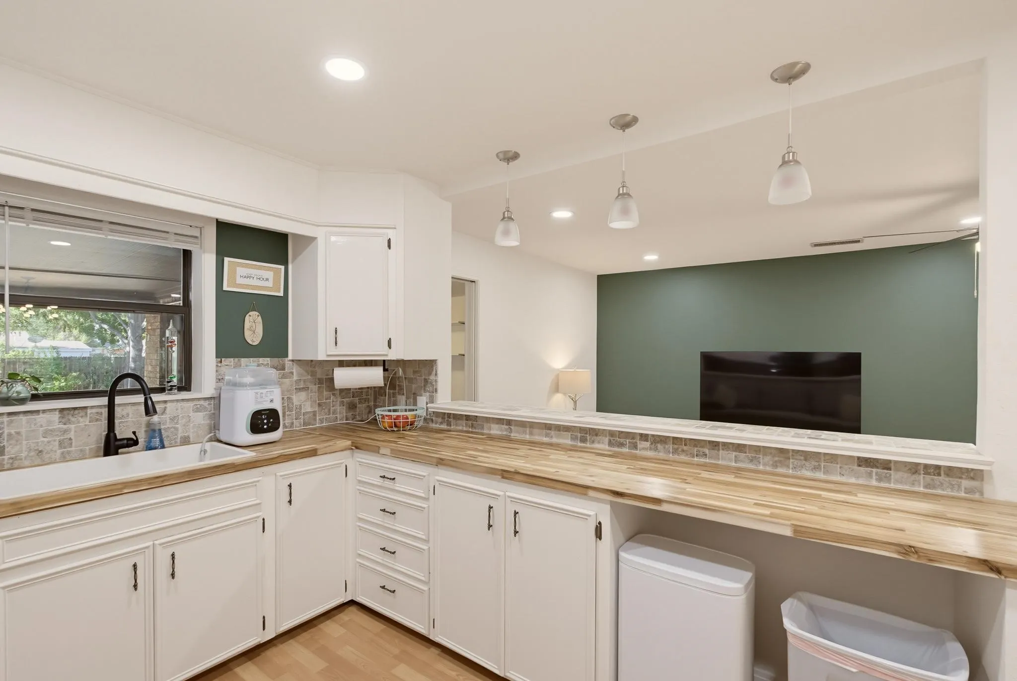 Open concept kitchen