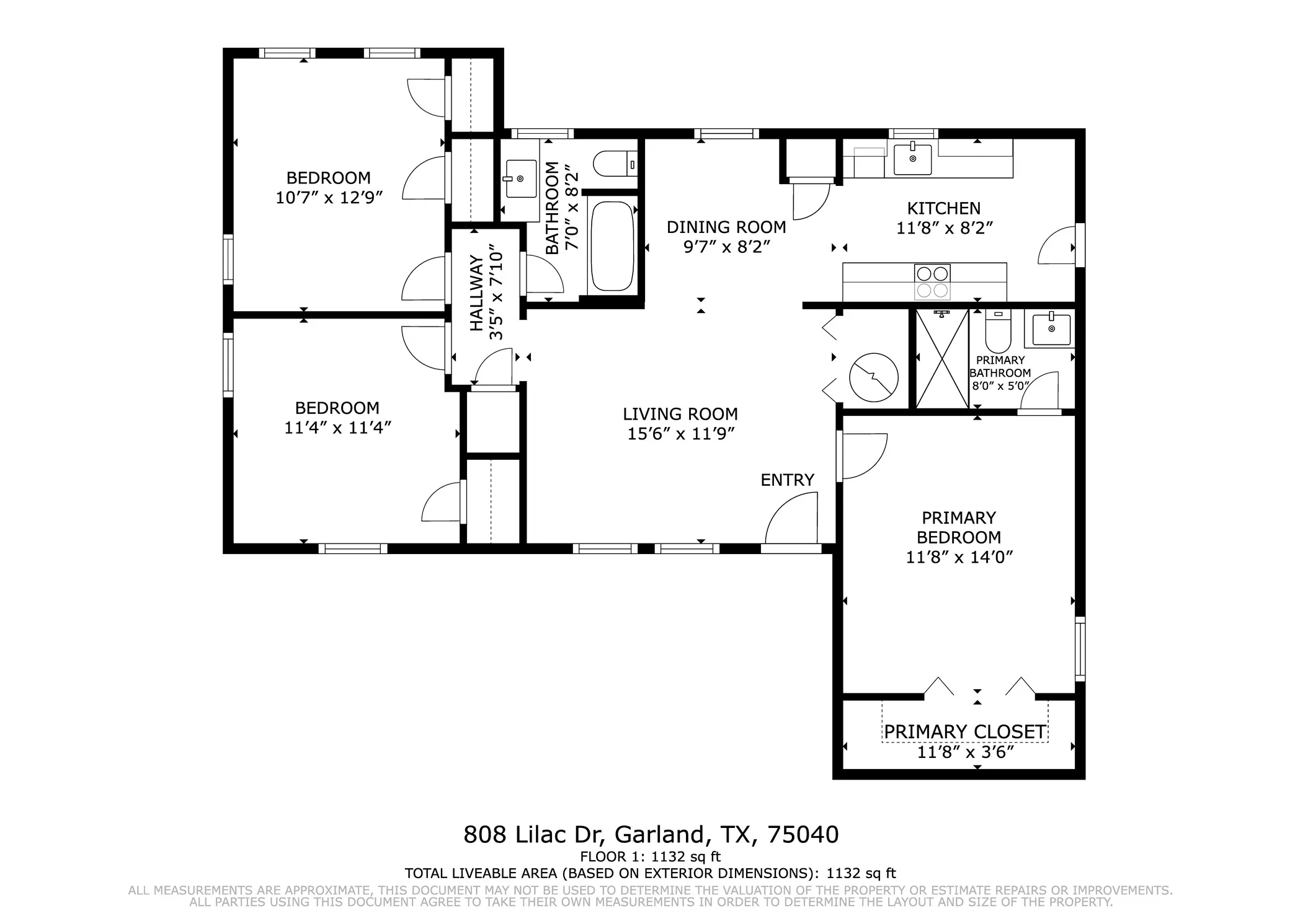 Single Family Residence For Sale in Dallas County , 808 Lilac Drive, Garland, Texas 75040, 3 Bedroom, 2 Bathroom, Garage spaces, 1,079 Sqft, built in 1957, mls#21366214, Real Estate Agent in Garland, Homes For Sale in Dallas county, Homes For Sale in Garland, Realtor in Garland Texas, Real Estate Brokerage Independent Realty Texas, Luminita Cordes Realtor