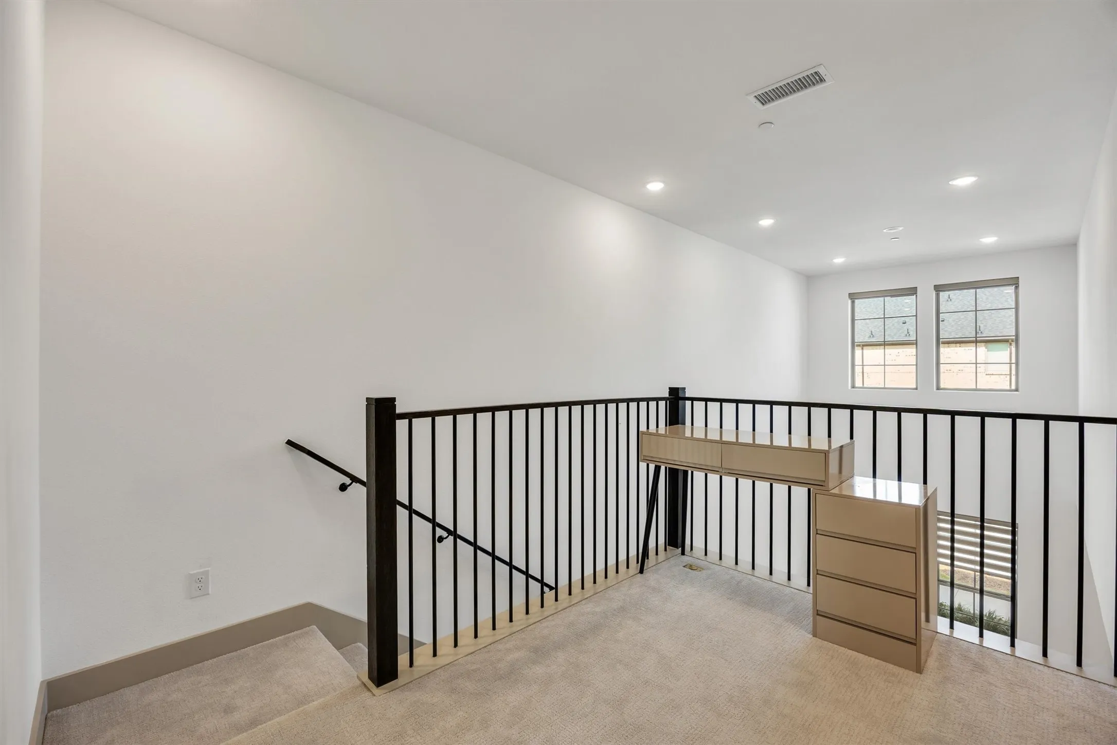 Second floor landing can be a sitting area