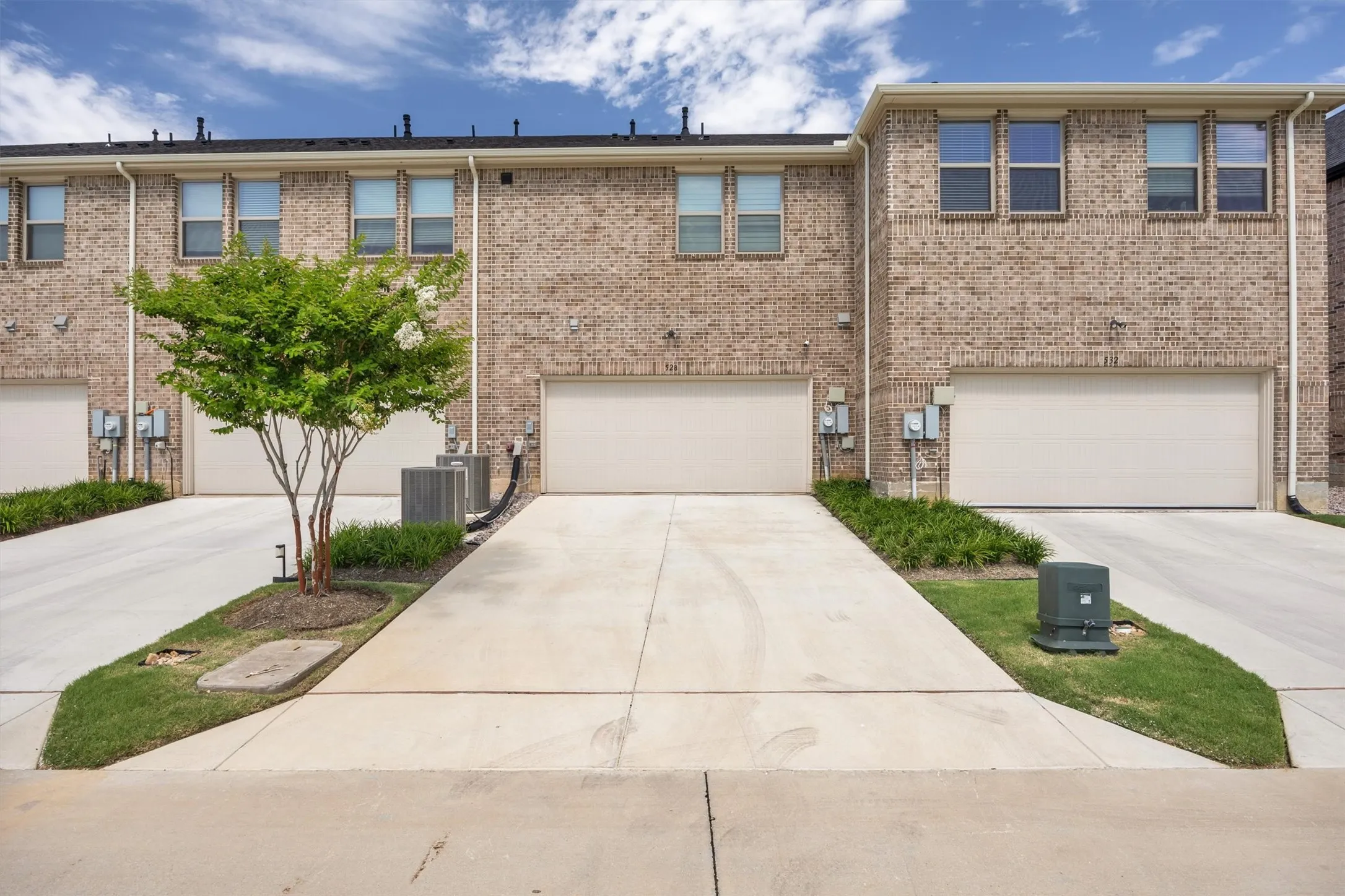 Rear entry garage
