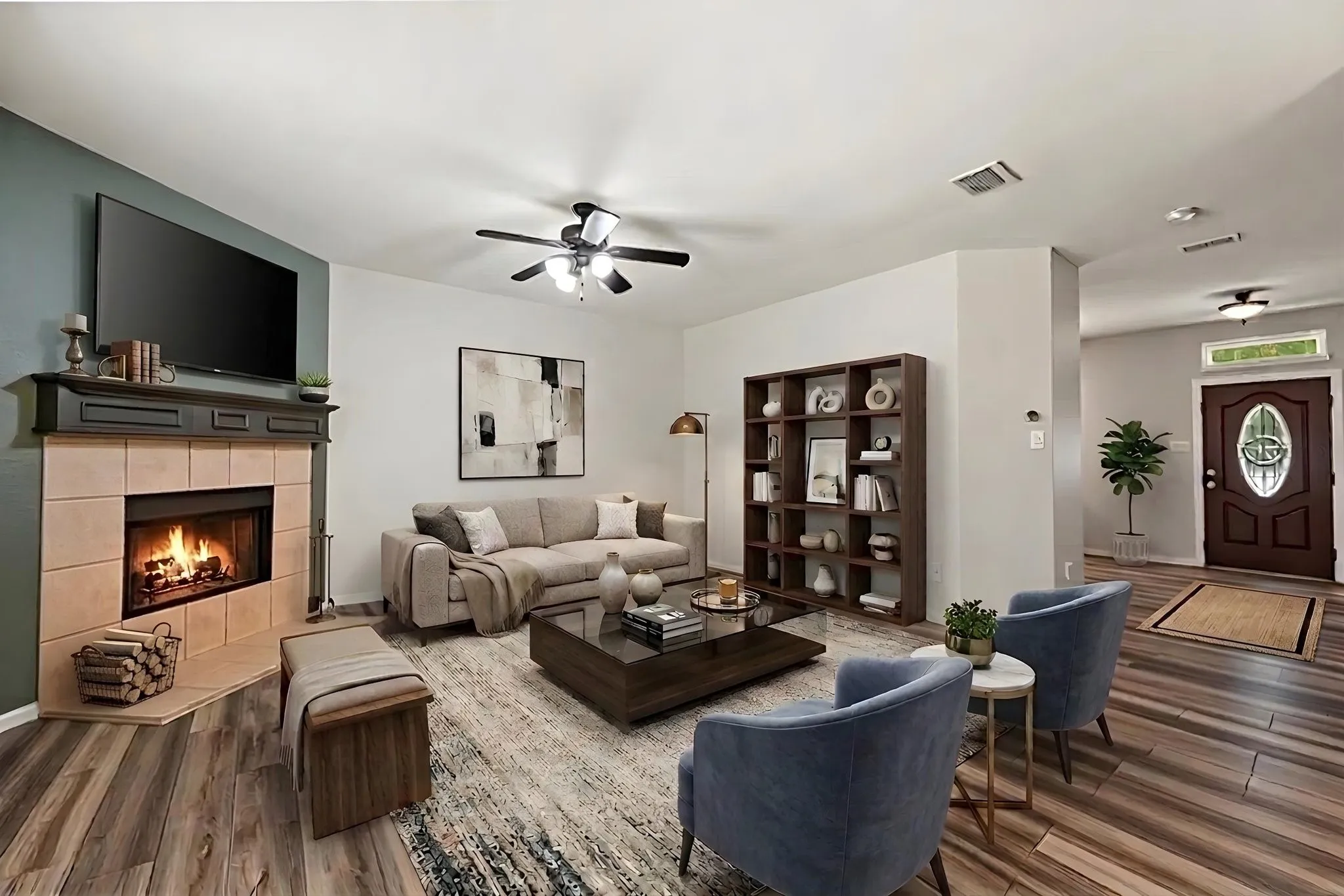 Staged Living Room