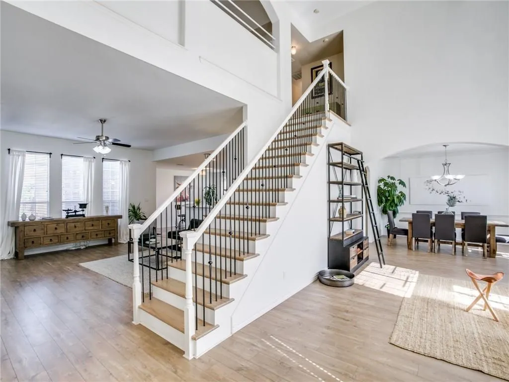 Formal Living-Dining Combo And Family Room Flank The Entry Area.