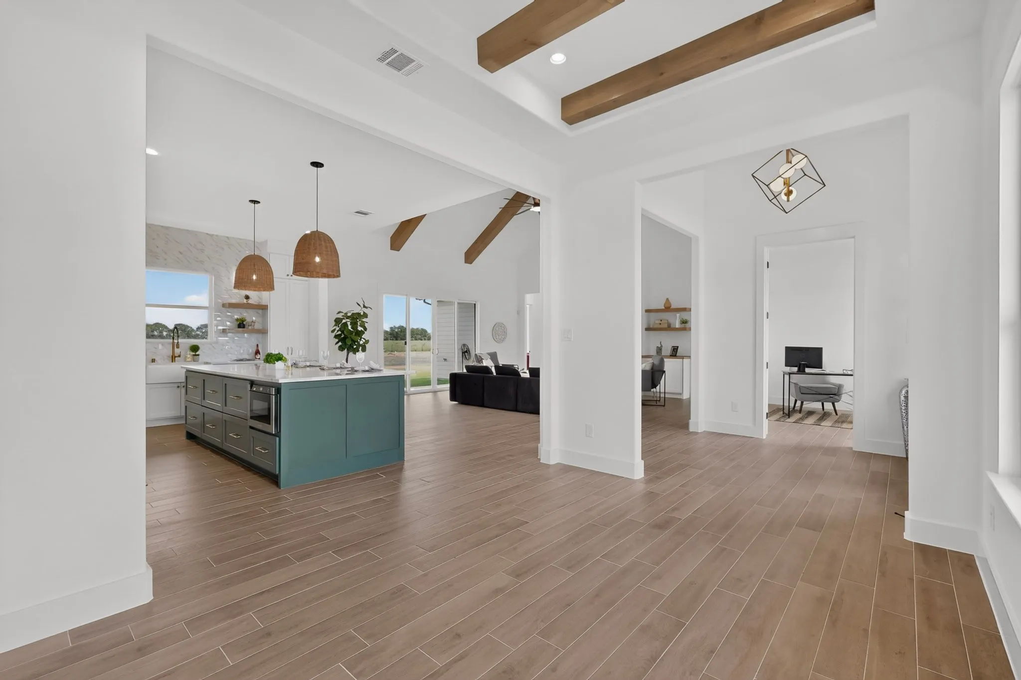 View to Living from dining