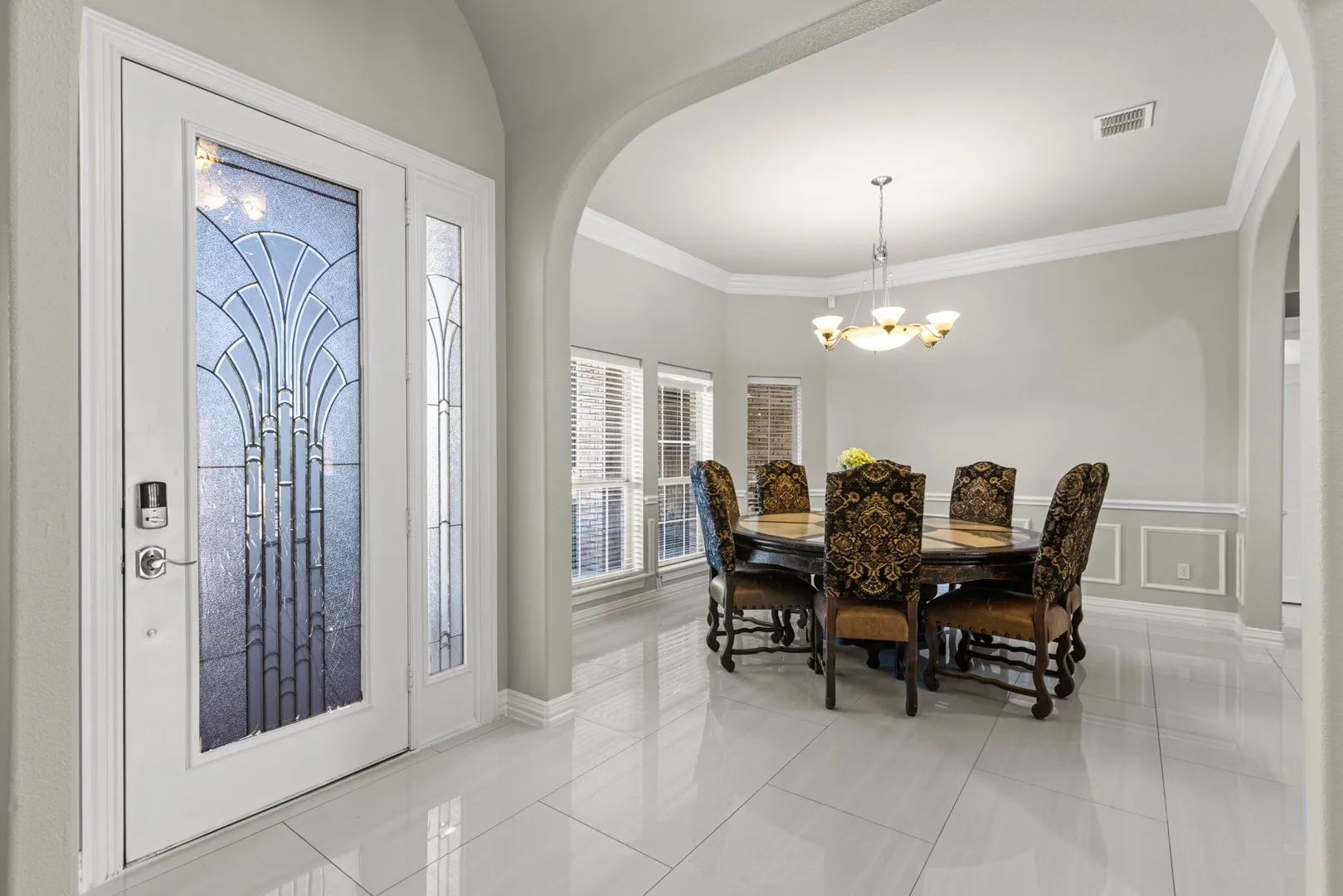 Entry Way to the side formal Dining.