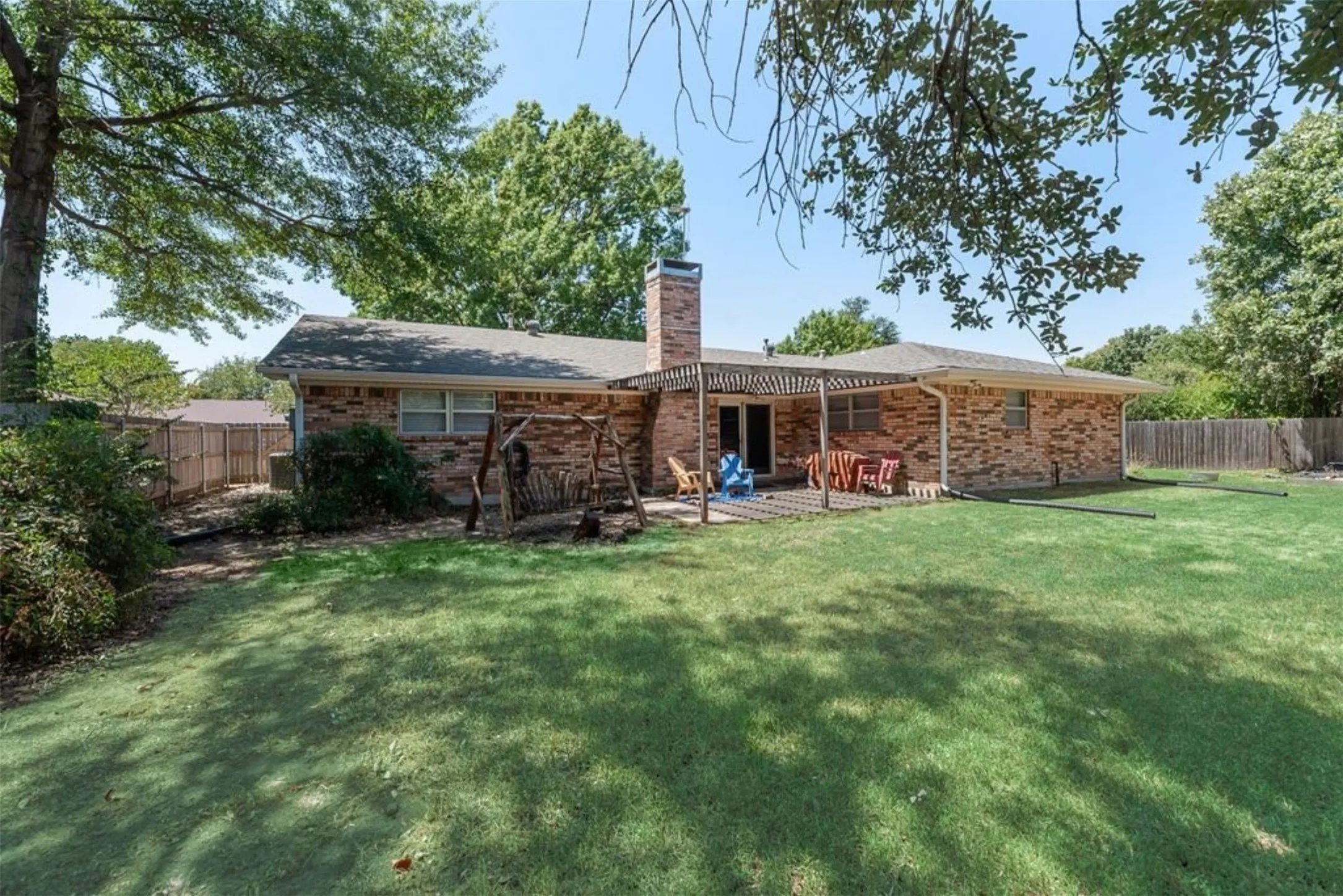 Enjoy a spacious backyard on just over one-third of an acre, surrounded by mature trees and plenty of room to play, garden, entertain or create your dream outdoor retreat.