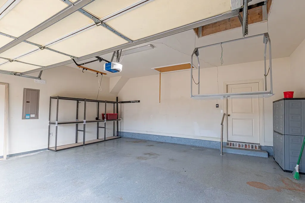Electric lift to decked storage