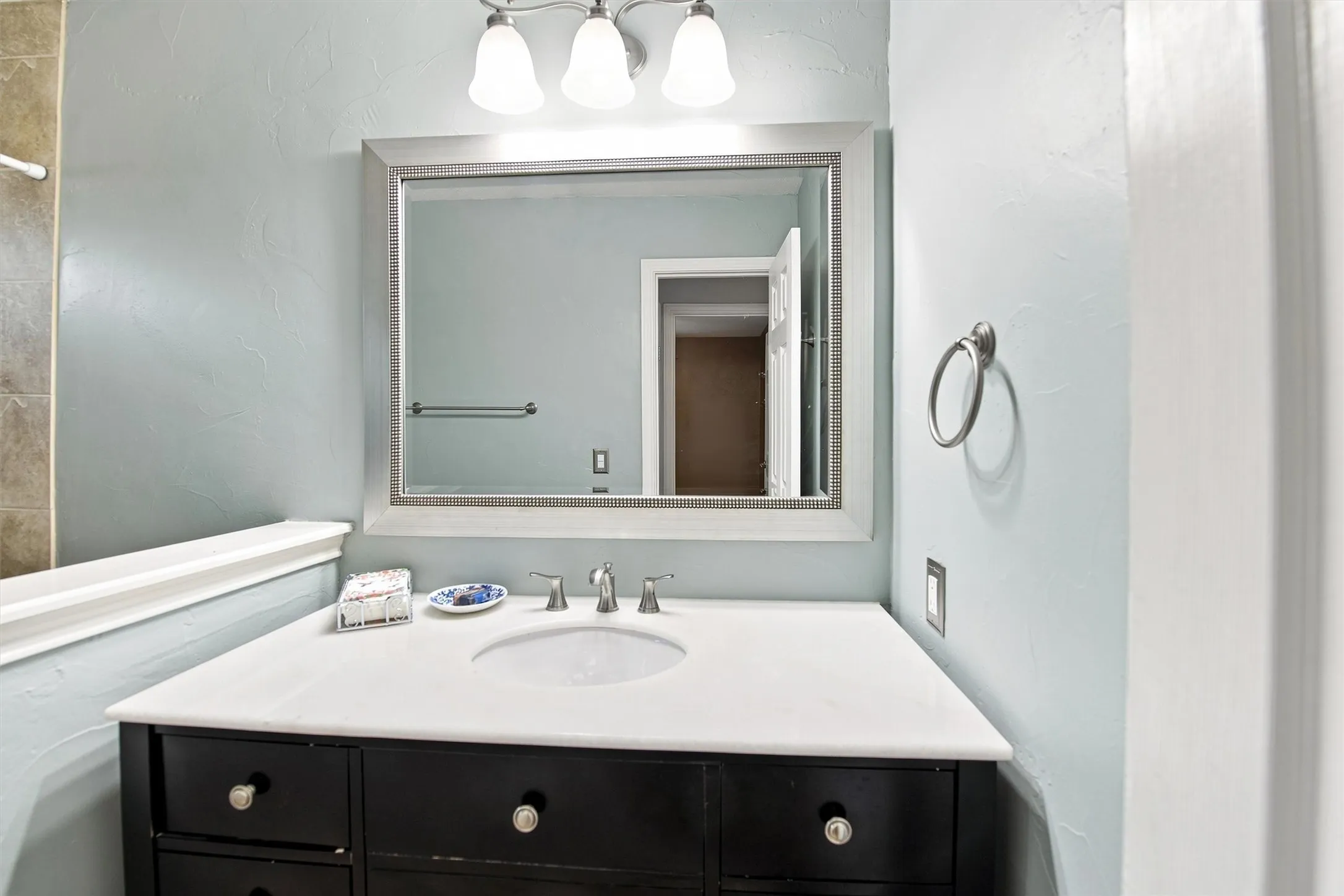 Secondary bathroom vanity.