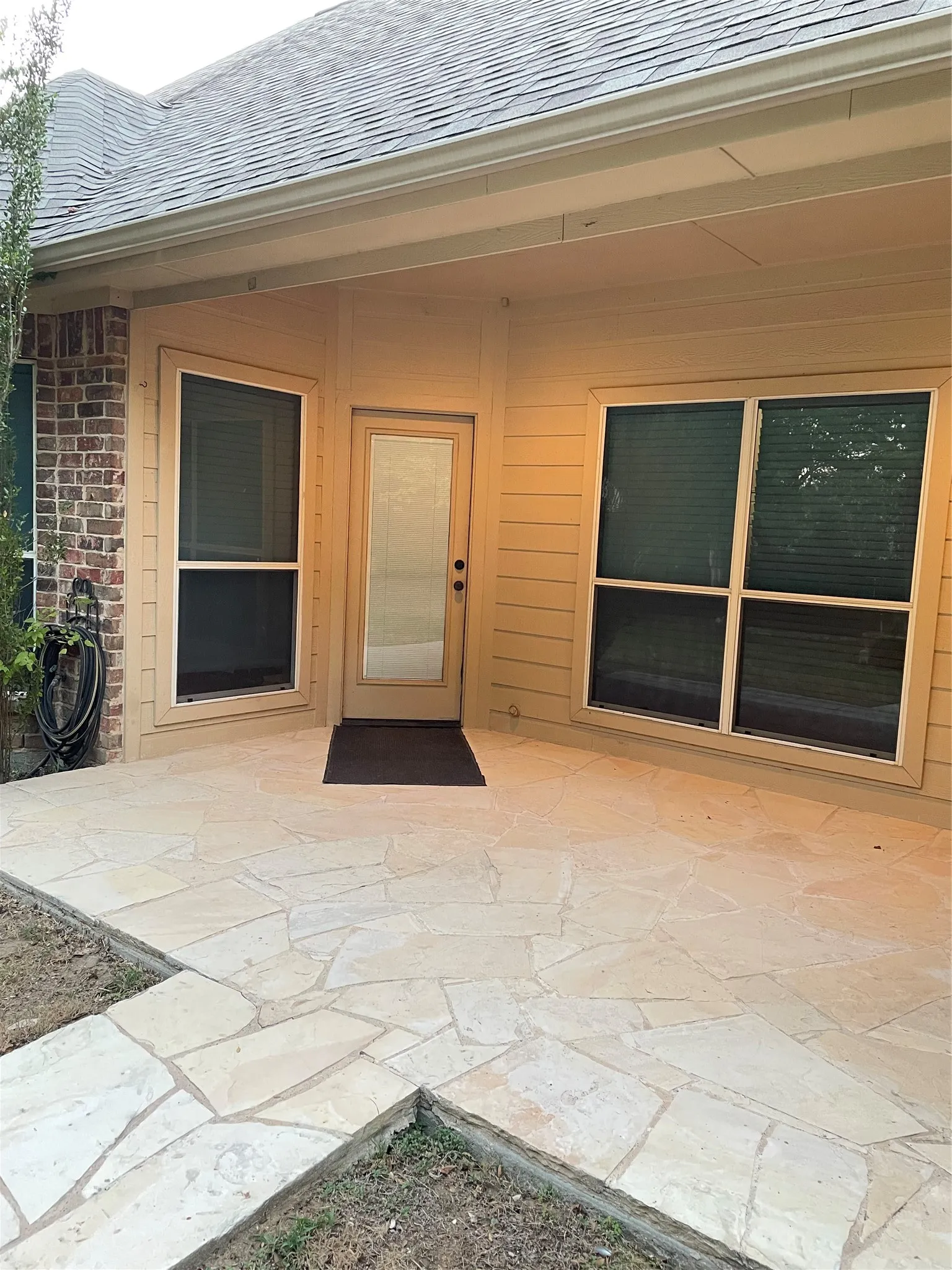 Back covered patio