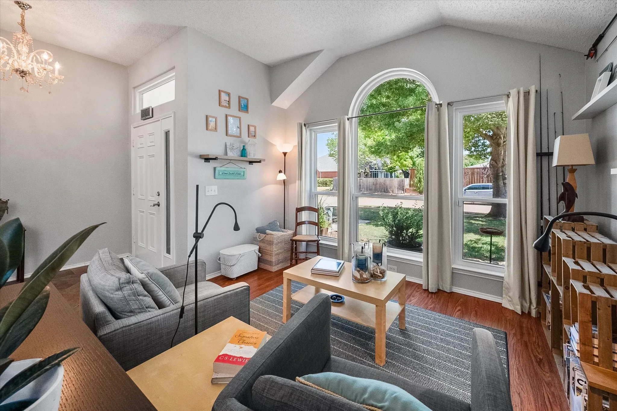 The formal living room could easily be used as an office or additional flex-space!