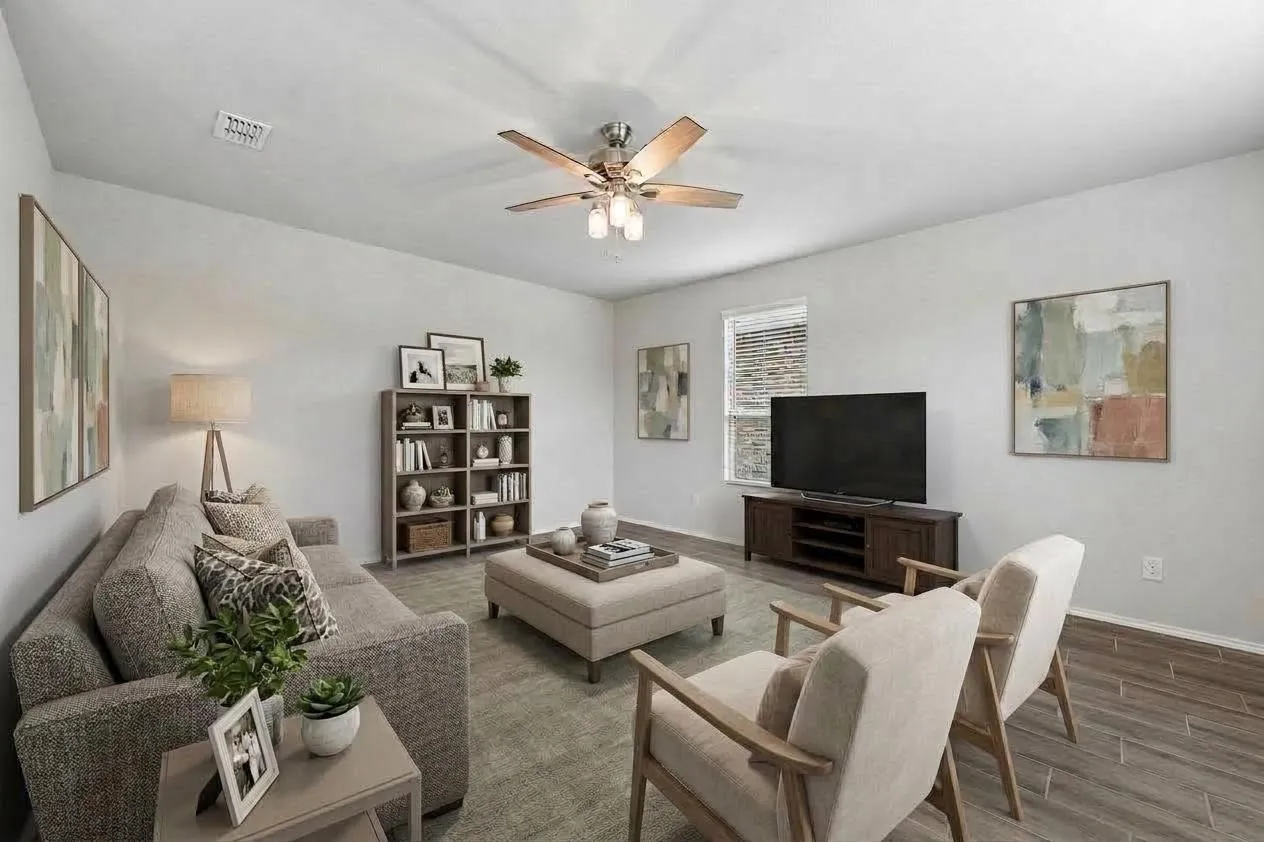 Flexible downstairs space lets the floor plan adapt to the way you live.