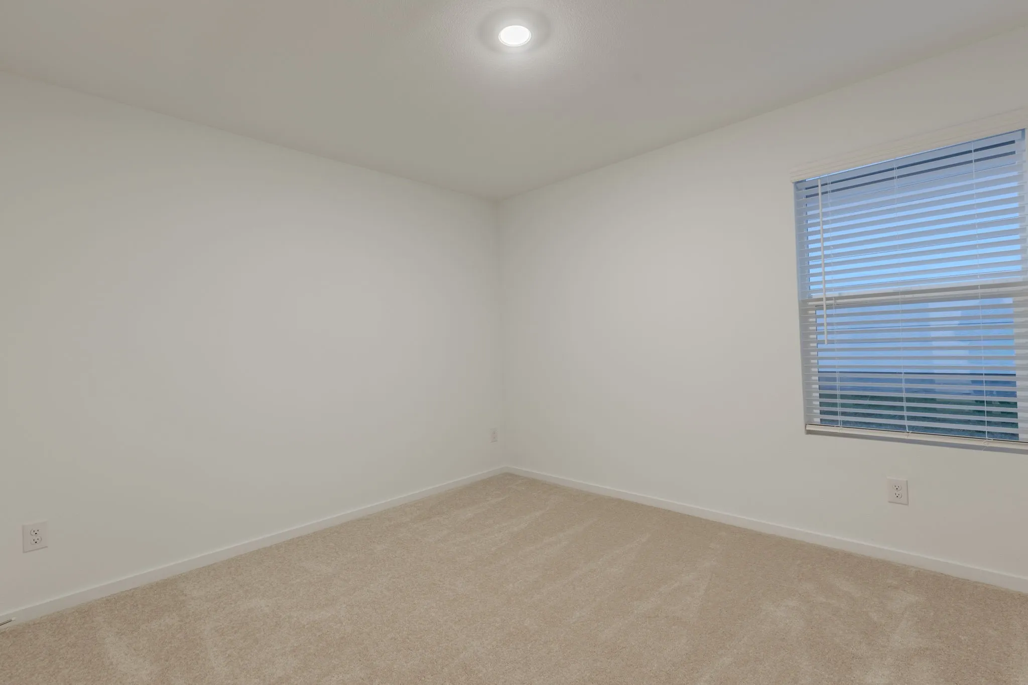 Spare room featuring carpet flooring
