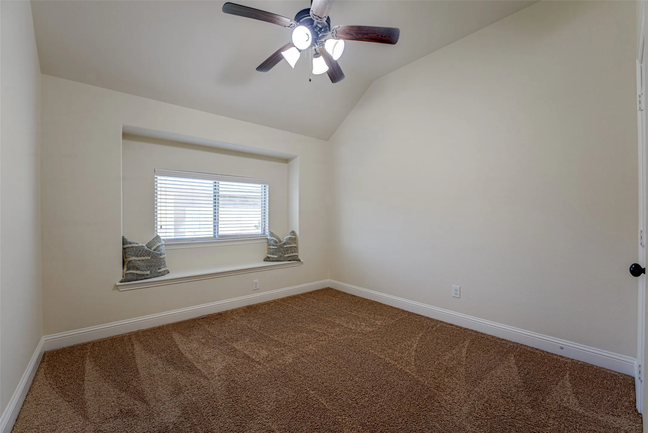 Bedroom with window seat!