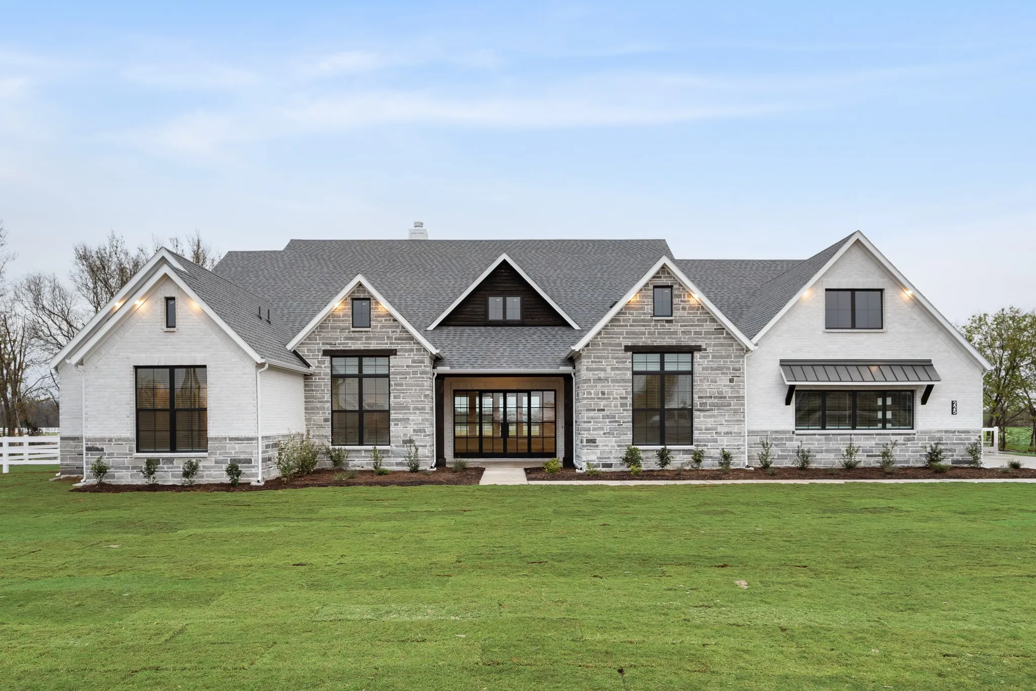 Beautiful Custom Greenbrier Home -NEVER LIVED IN- Double Doors welcomes you to this Lovely property on 2.5 Acres!