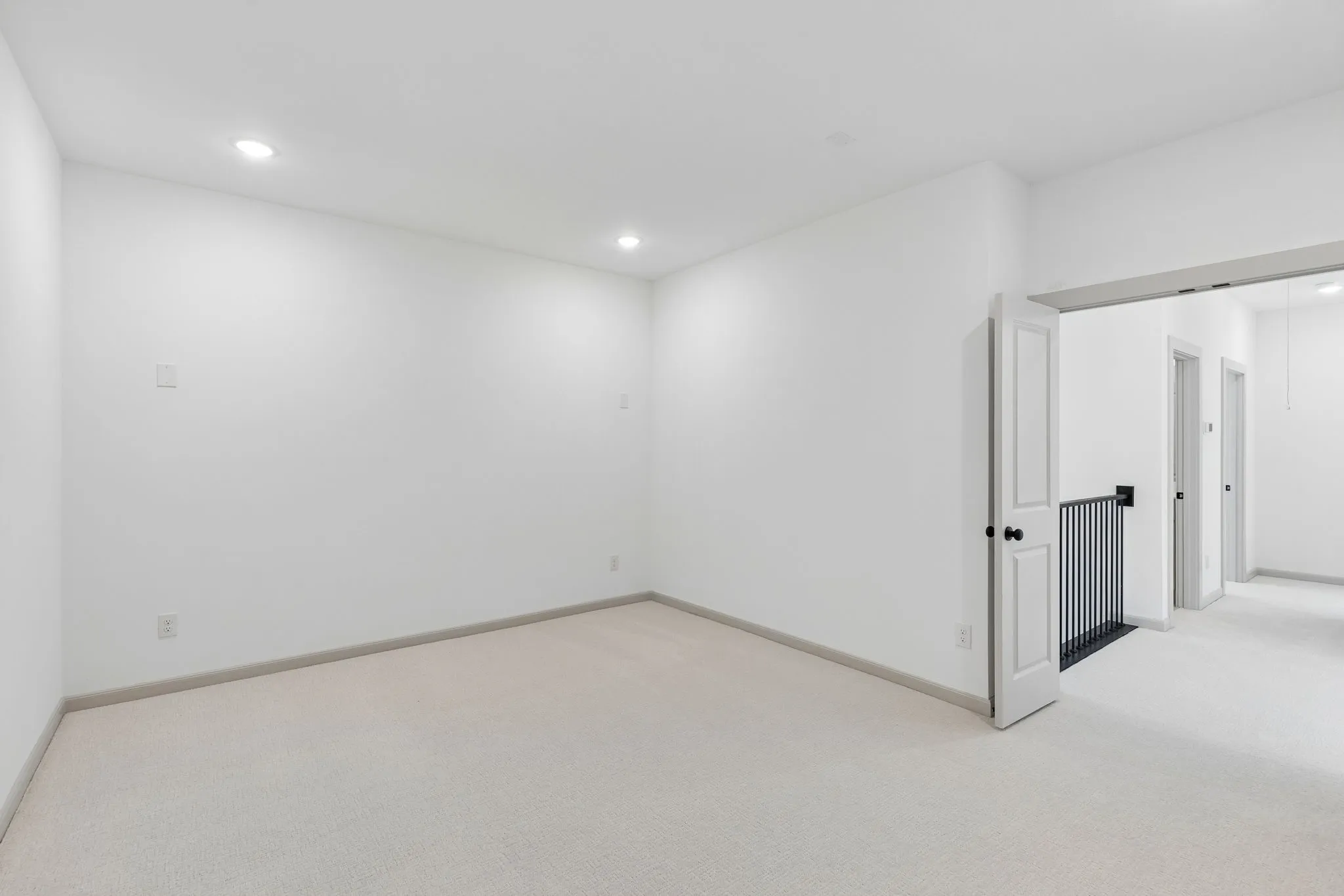 This spacious media room with adjacent game room create the ultimate entertainment zone!