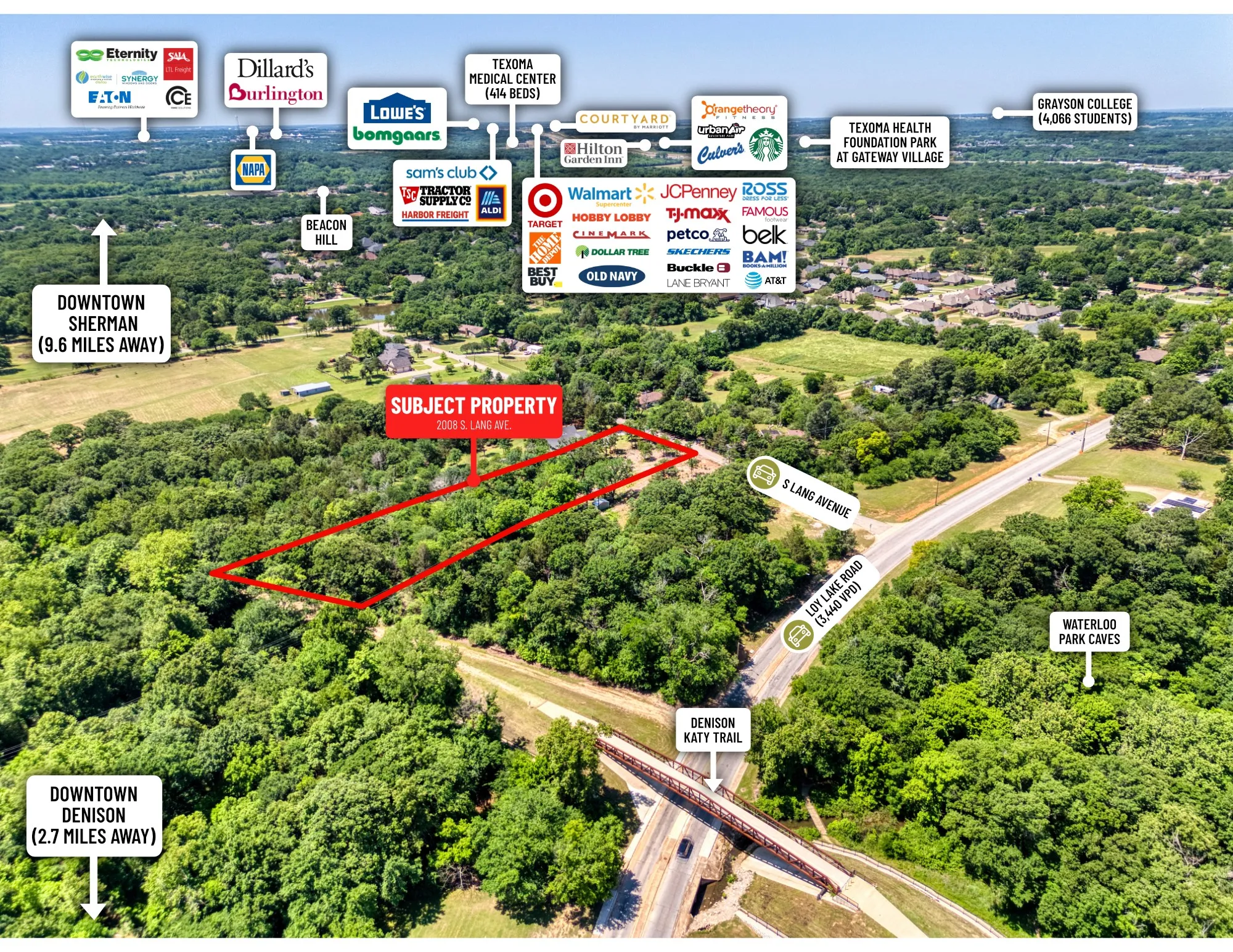 Improved Land For Sale in Grayson County , 2008 S Lang Avenue, Denison, Texas 75020, 0, 0, Garage spaces, 0 Sqft, built in 0, mls#21366913, Real Estate Agent in Denison, Homes For Sale in Grayson county, Homes For Sale in Denison, Realtor in Denison Texas, Real Estate Brokerage Independent Realty Texas, Luminita Cordes Realtor