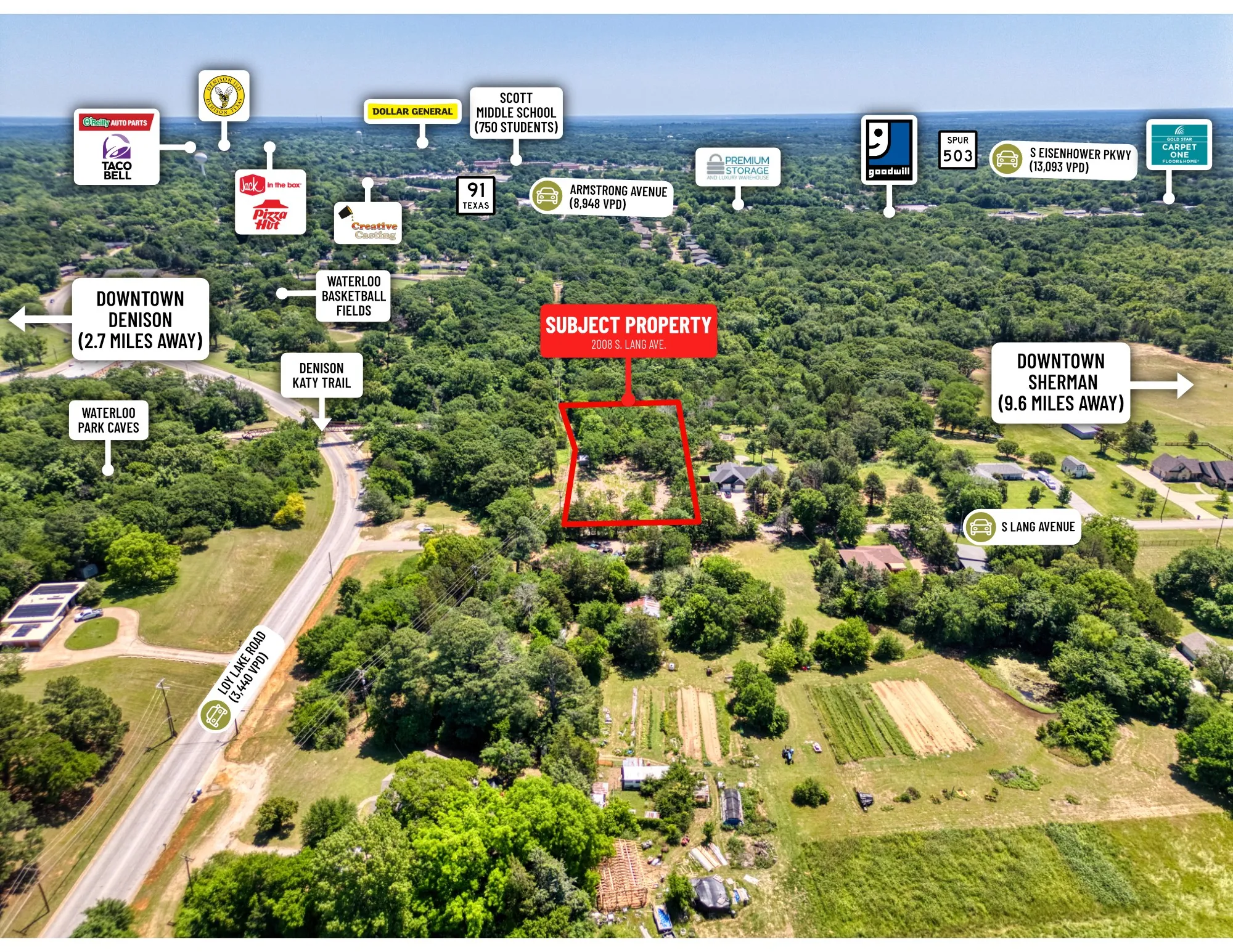 Improved Land For Sale in Grayson County , 2008 S Lang Avenue, Denison, Texas 75020, 0, 0, Garage spaces, 0 Sqft, built in 0, mls#21366913, Real Estate Agent in Denison, Homes For Sale in Grayson county, Homes For Sale in Denison, Realtor in Denison Texas, Real Estate Brokerage Independent Realty Texas, Luminita Cordes Realtor