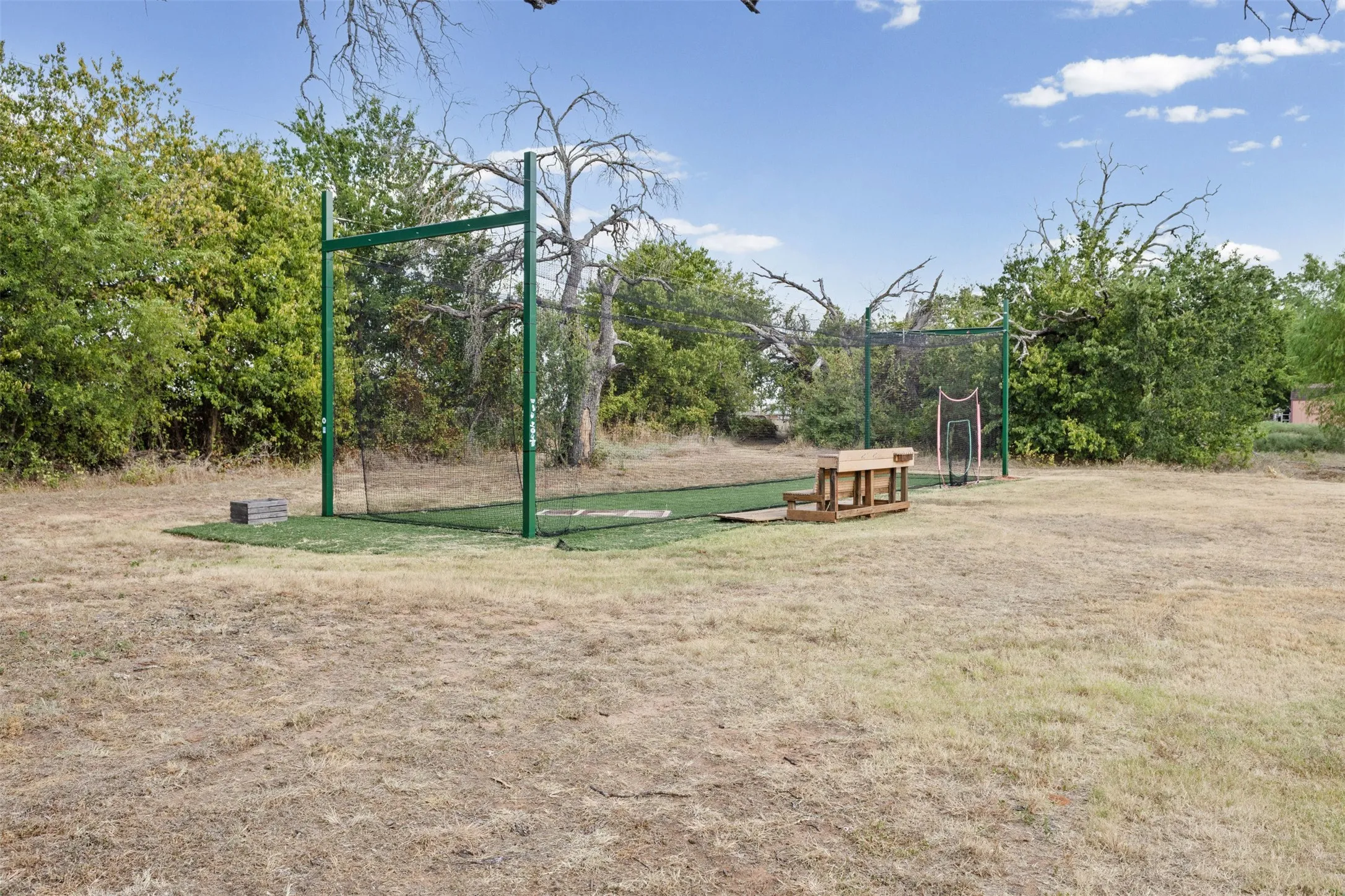 Batting cages for an aspiring athlete