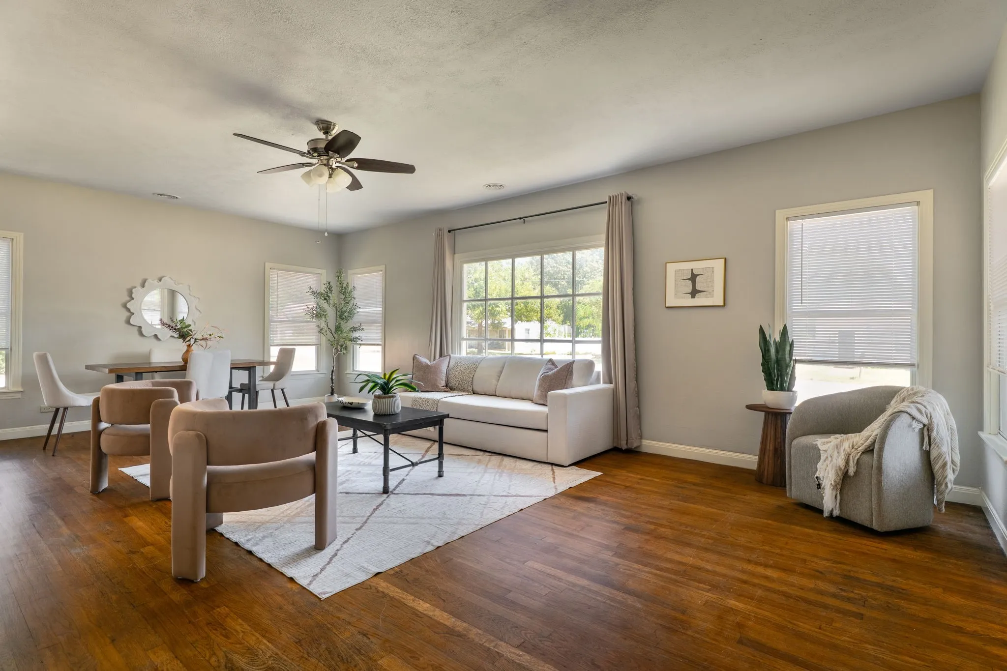relax, entertain friends and family in the large living room