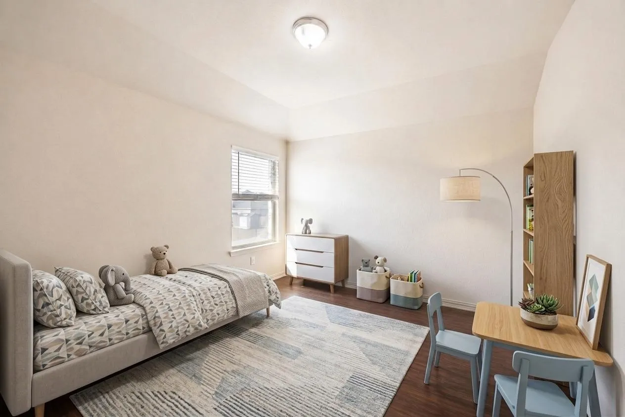Tray ceiling with recessed lighting