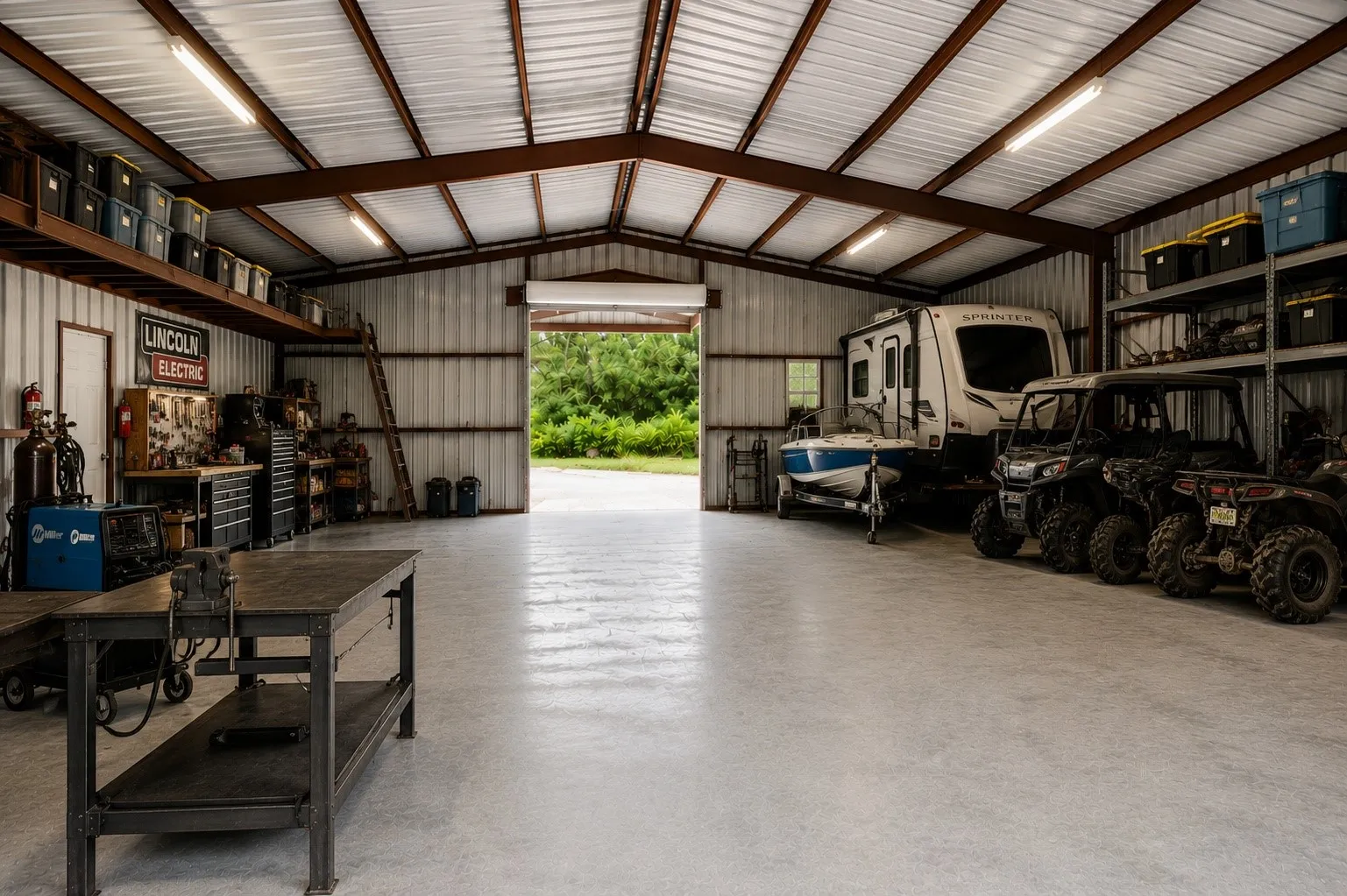 Virtually staged to show possibilities.