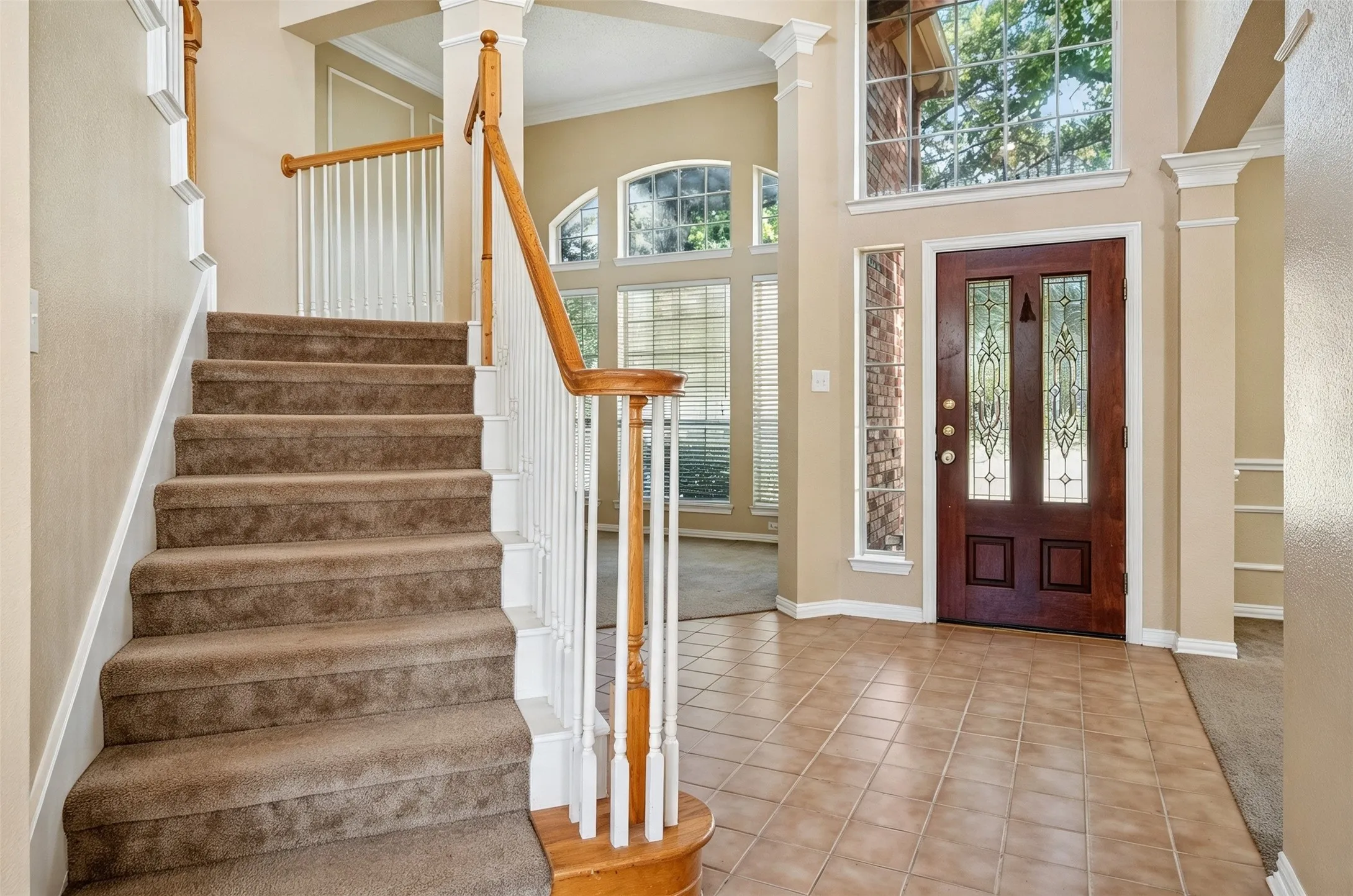 2-Story Foyer is a gracious impression for your guests