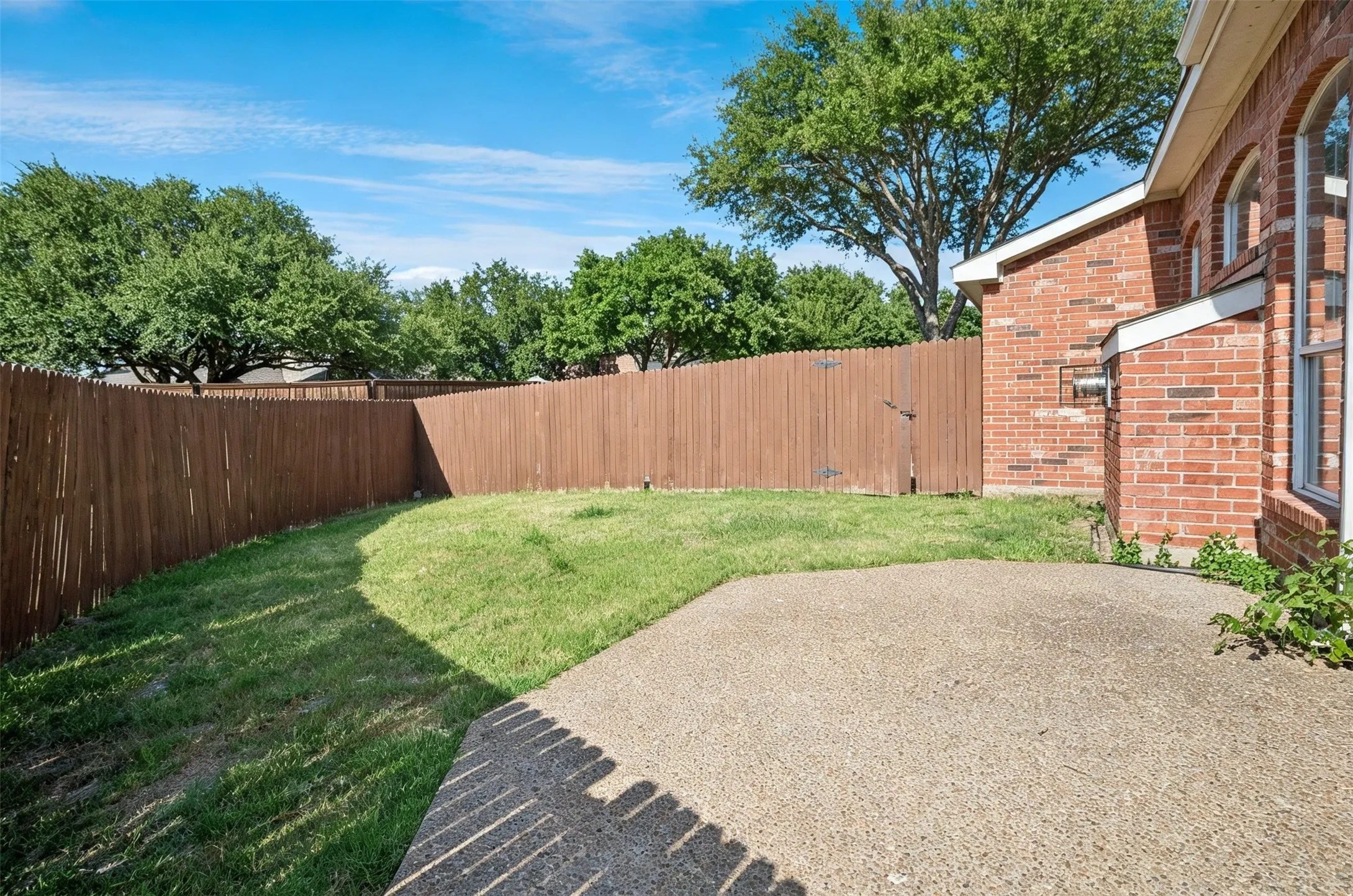Backyard and Patio