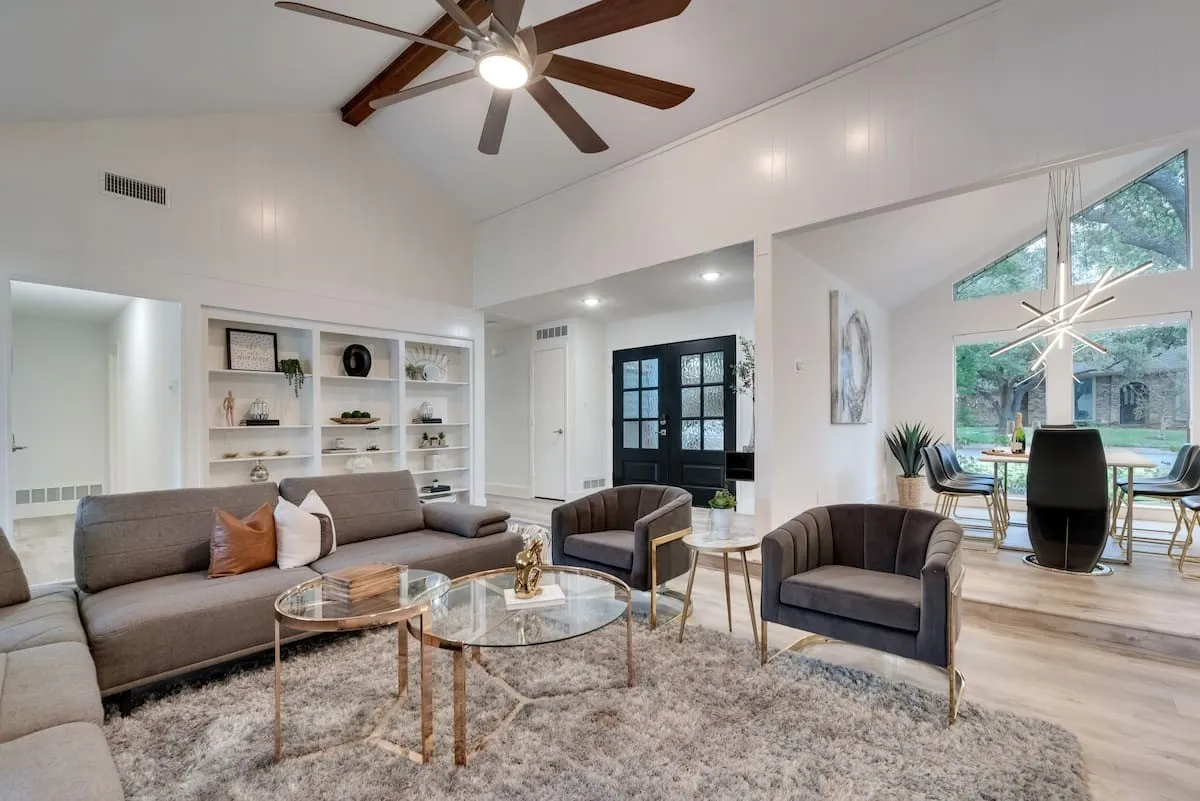 Open concept living space with tons of natural light!