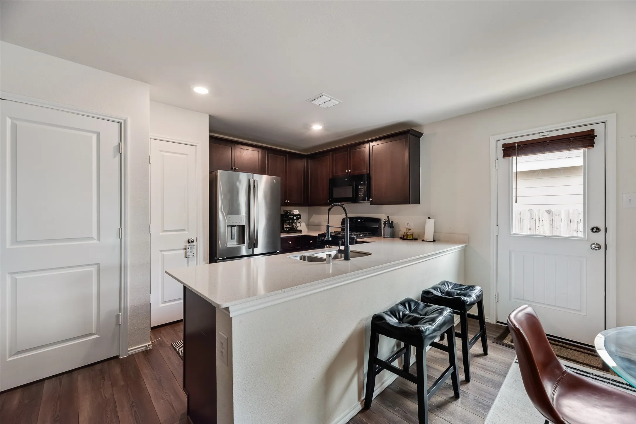 kitchen with island