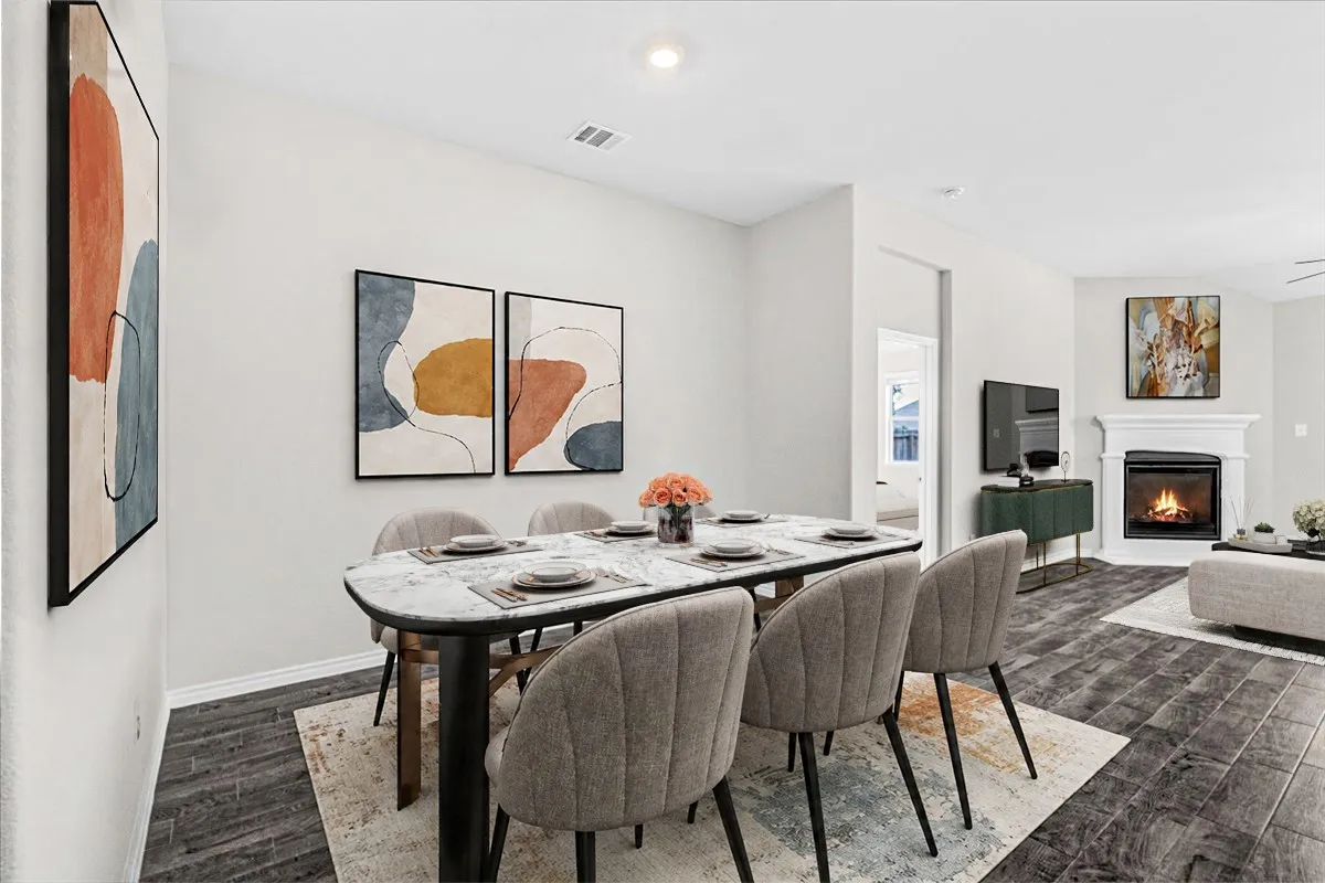 Dining Area  Virtually staged to show potential