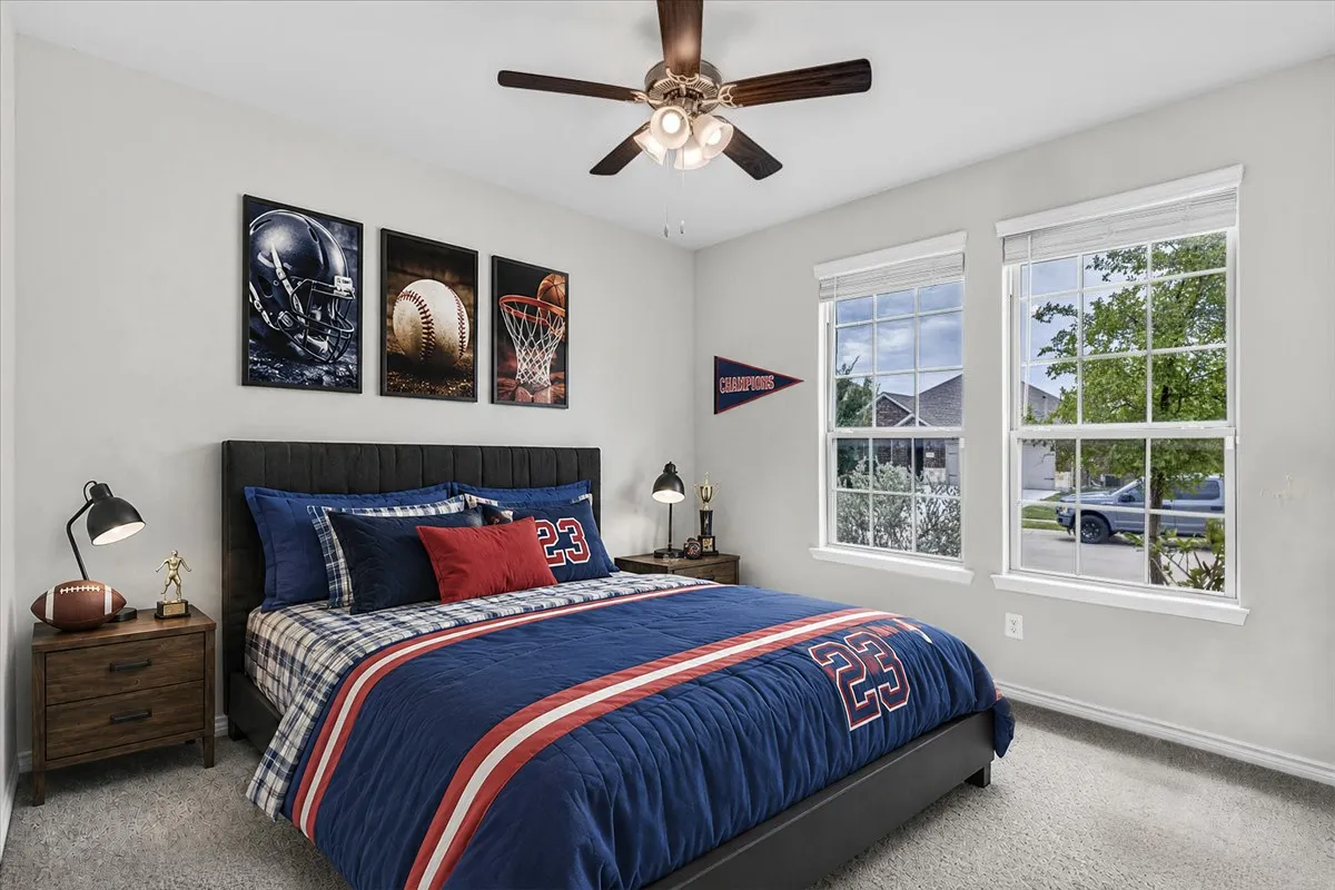 Bedroom 2 Virtually staged to show potential