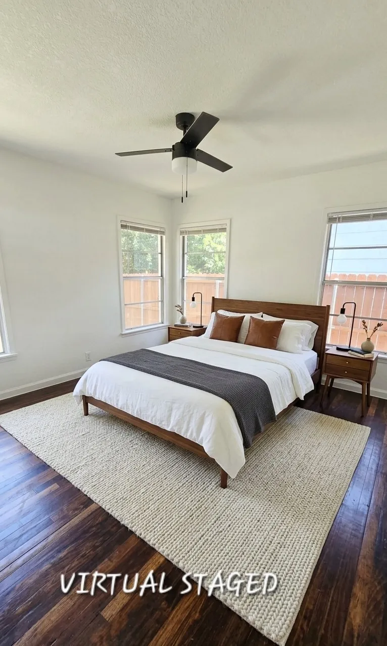 Virtual staged Bedroom2