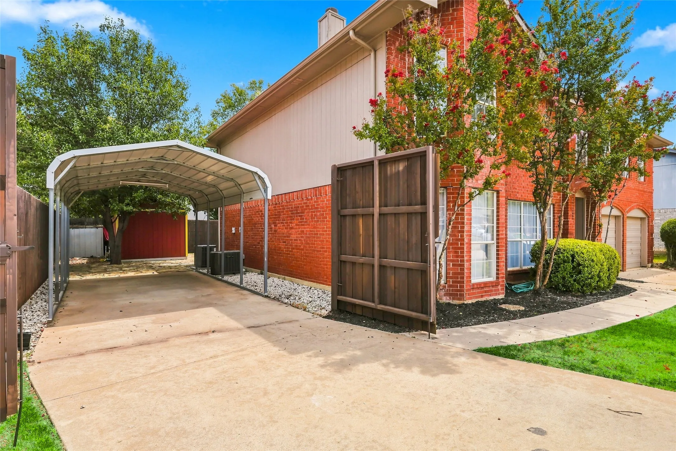 Additional Parking.  Carport Structure and Covering Excluded