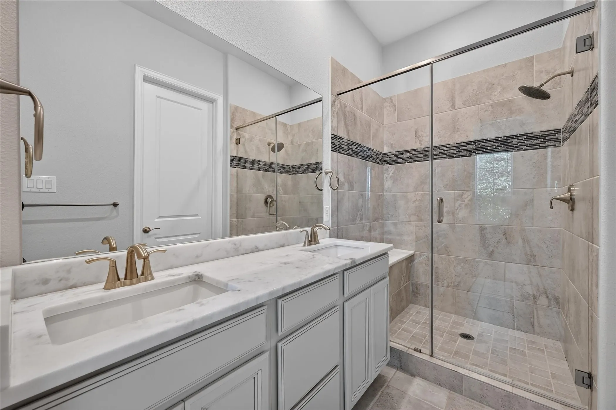 Primary Bathroom Located on First Floor