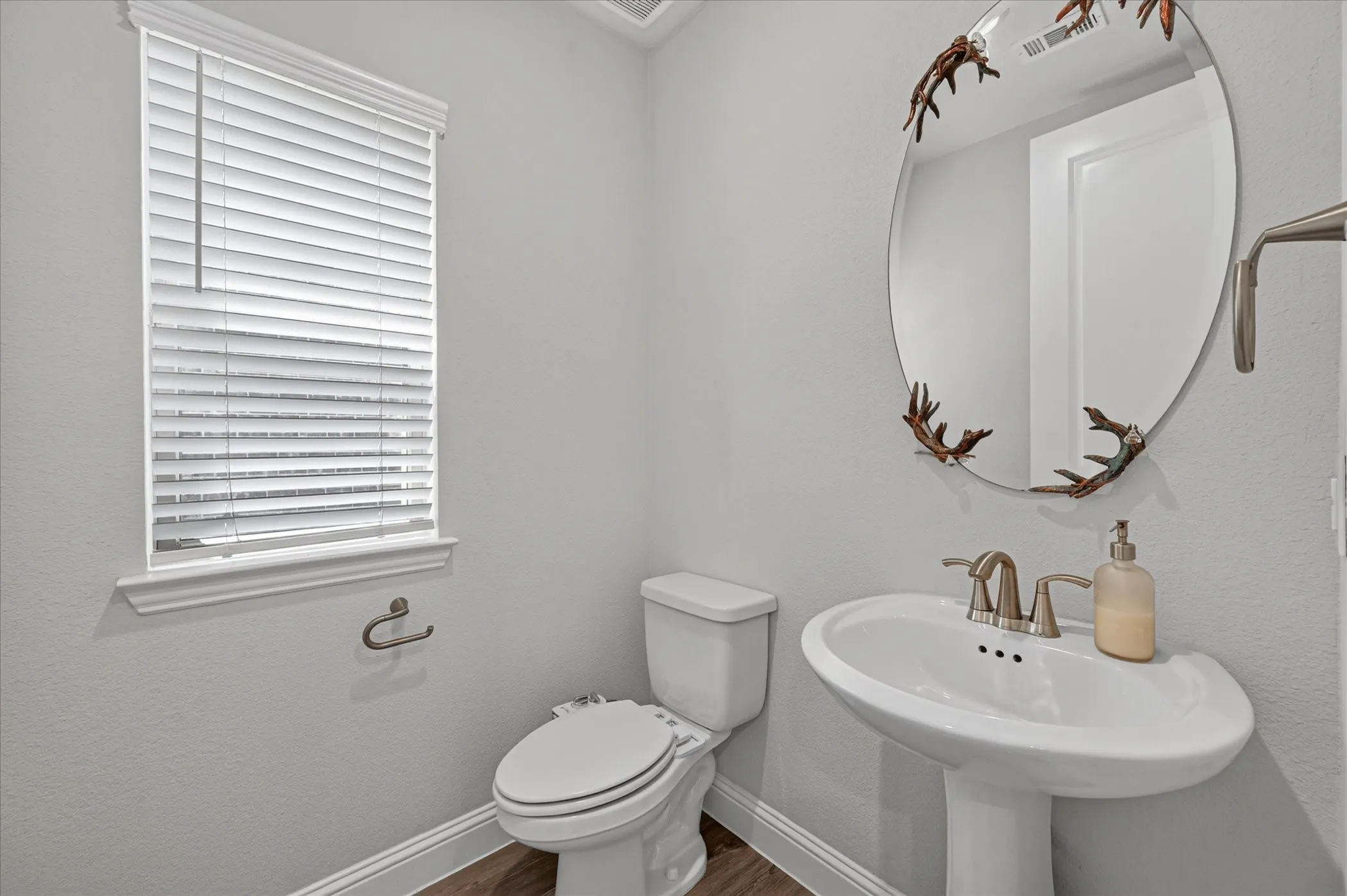 Half Bathroom Located on First Floor