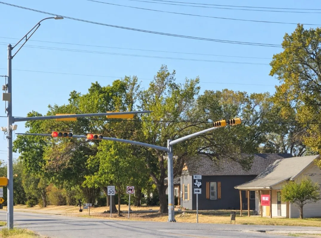 Facing South on Main Street