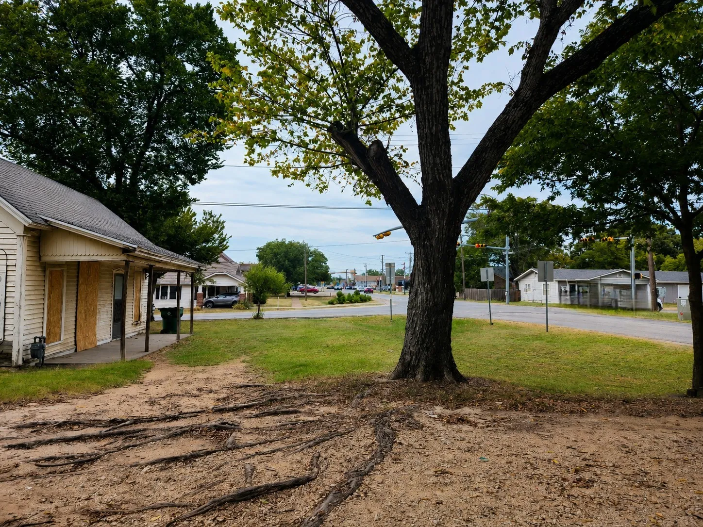 On property looking North towards Downtown Joshua