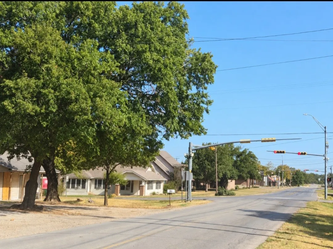 Facing North on Main Street