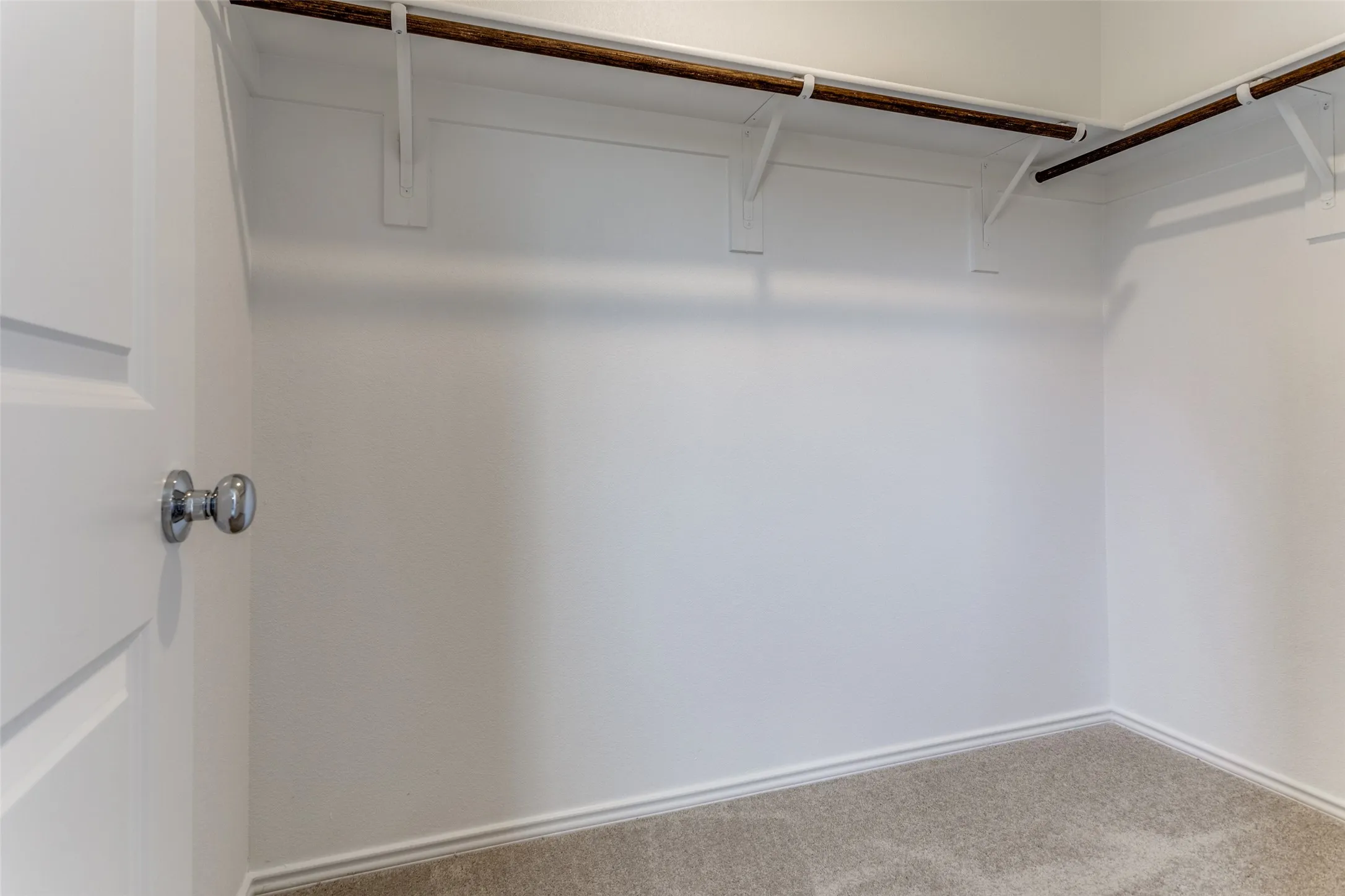 Walk in closet featuring carpet