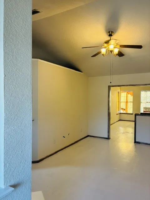 LIVING AREA, VIEW FROM FRONT DOOR