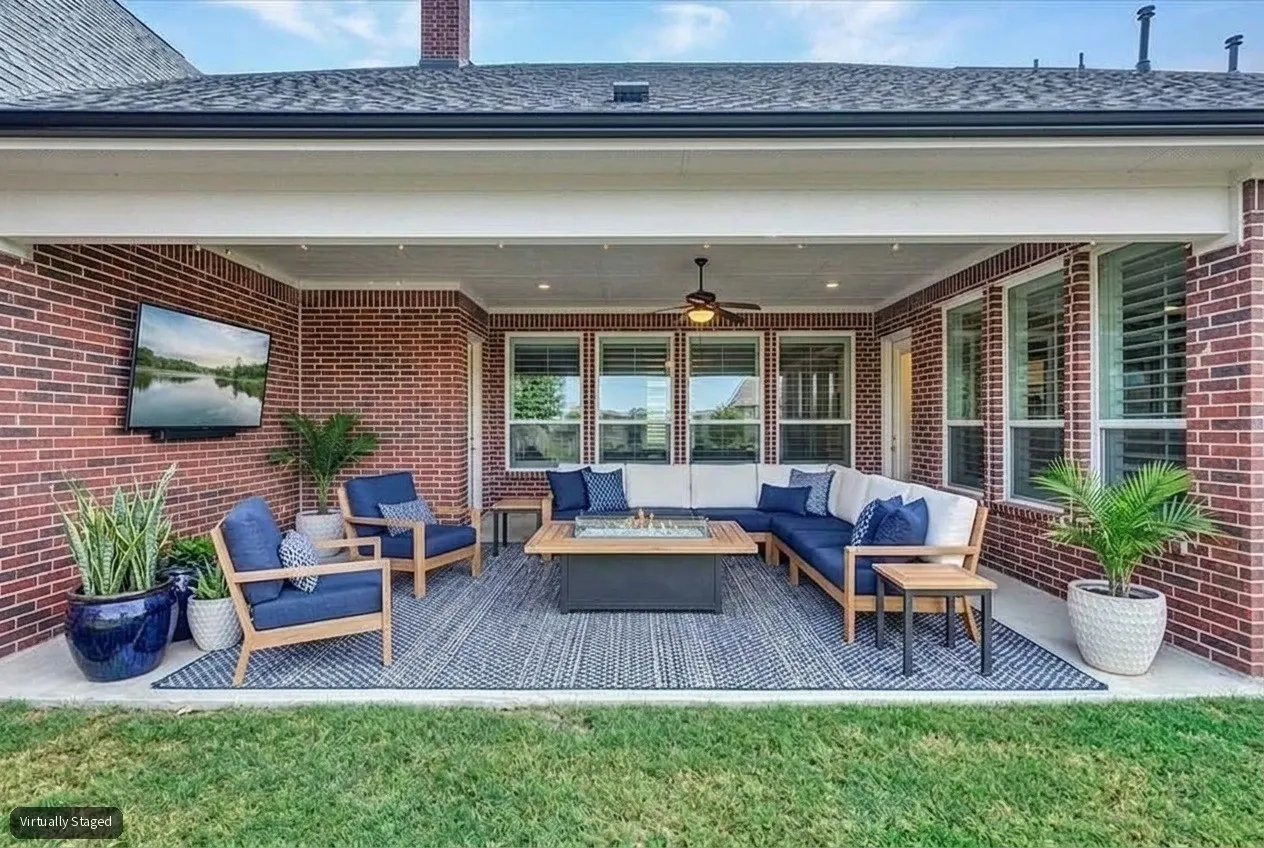Virtually Staged Patio